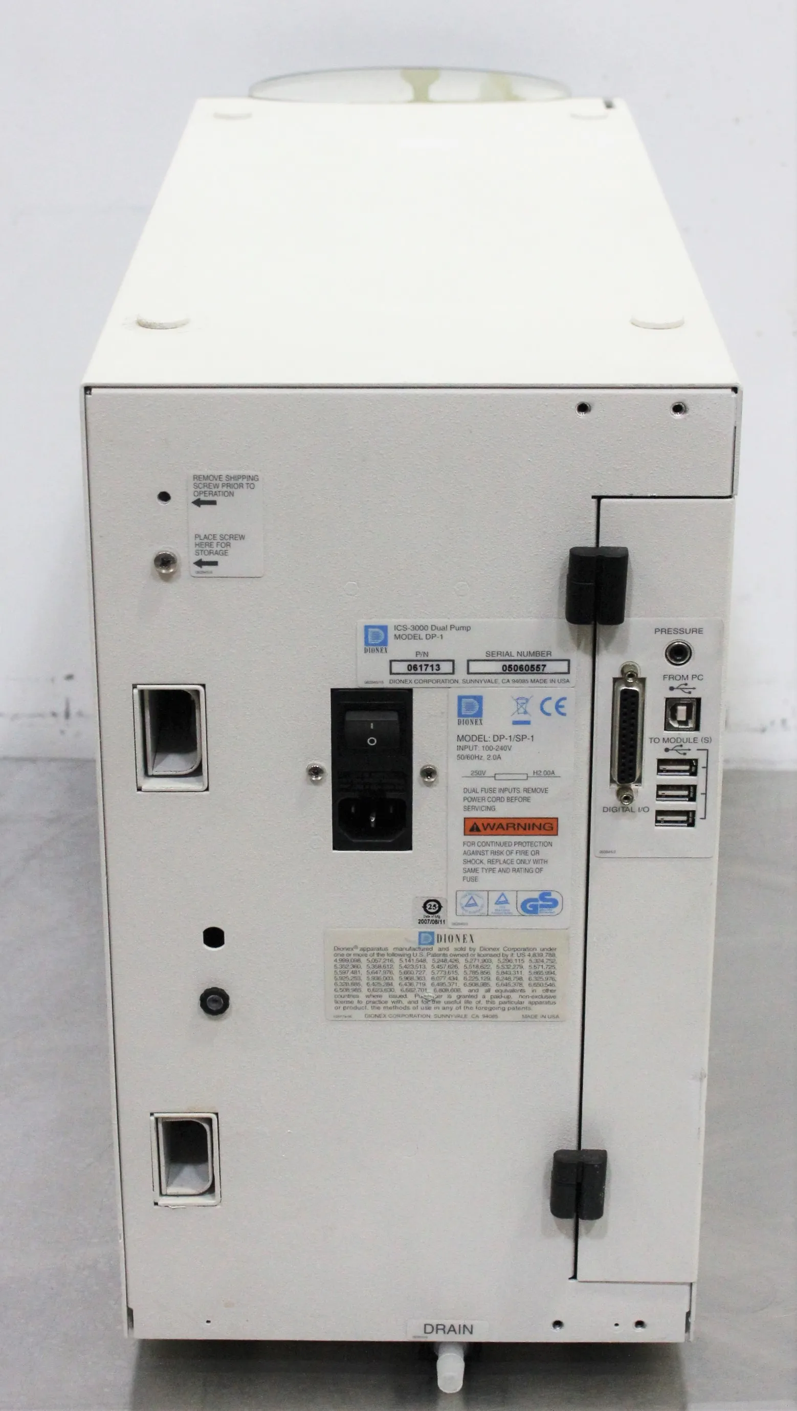 Dionex Pump ICS-3000 DP-1 for Ion Chromatograph