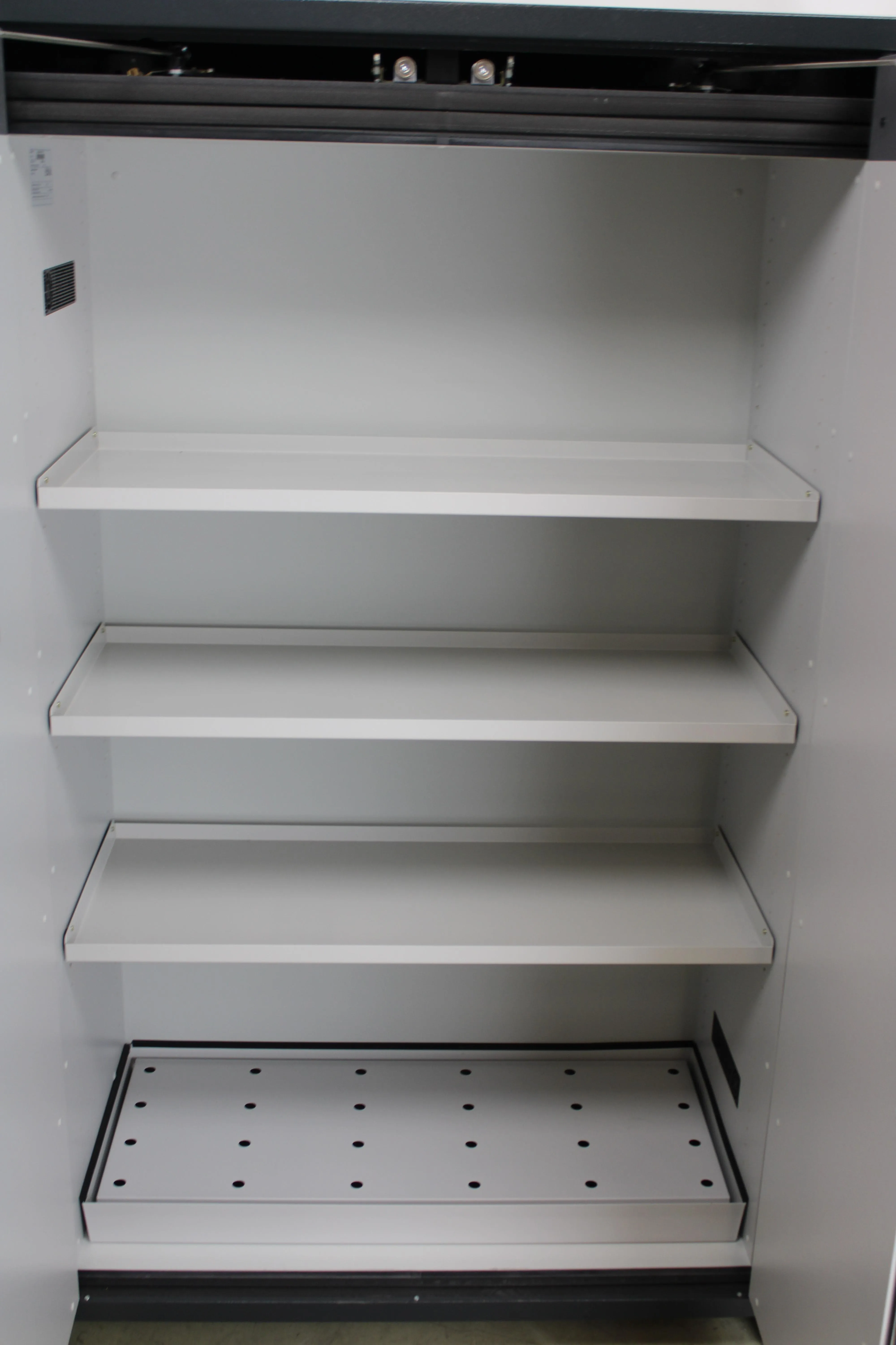 Denios Fire Resistant Safety Cabinet Q90.195.120 3 Shelfs