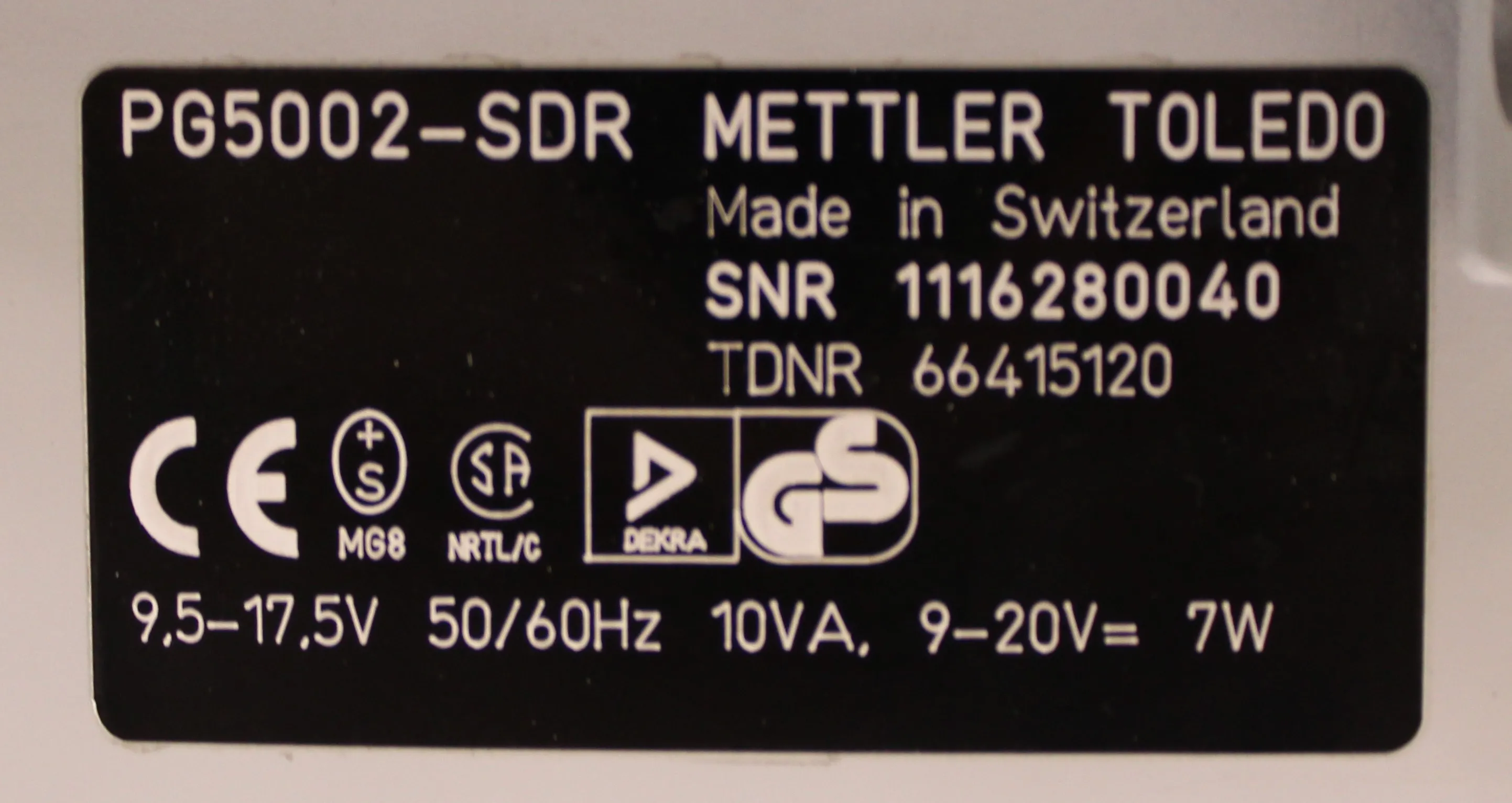 Mettler Toledo PG5002-S Delta Range Scale