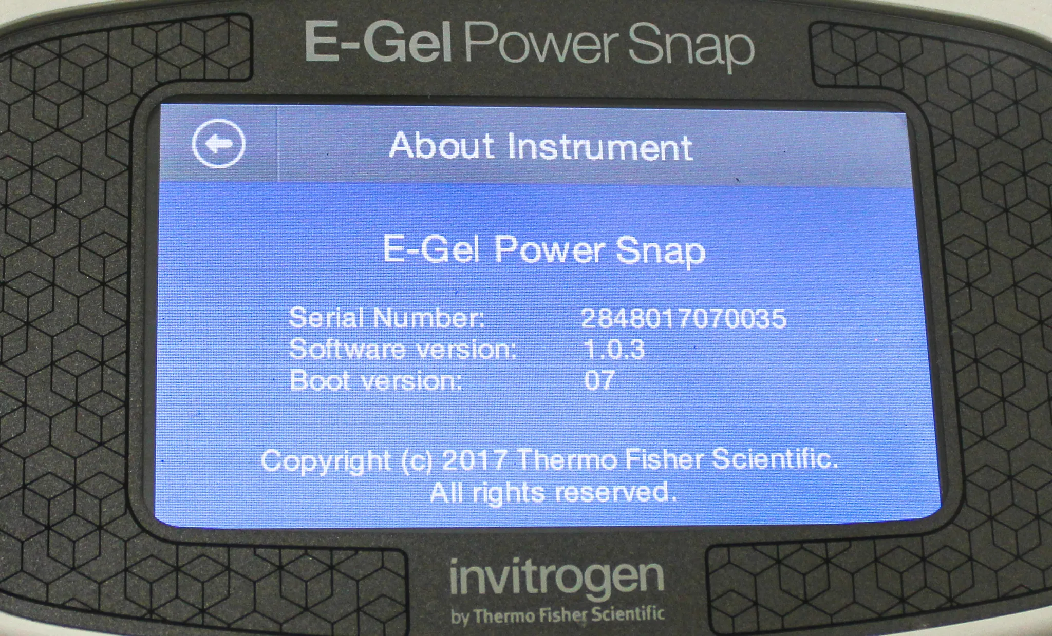 Thermo Fisher Invitrogen E-Gel Power Snap Electrophoresis System G8300