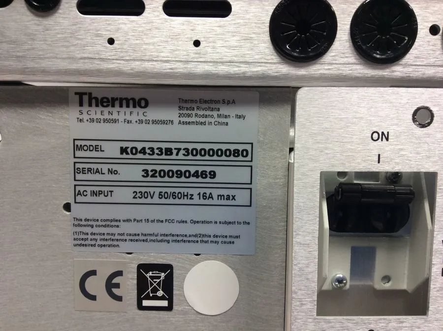 Thermo Scientific Trace GC Ultra Gas Chromatography System - Not Working, For Parts Only