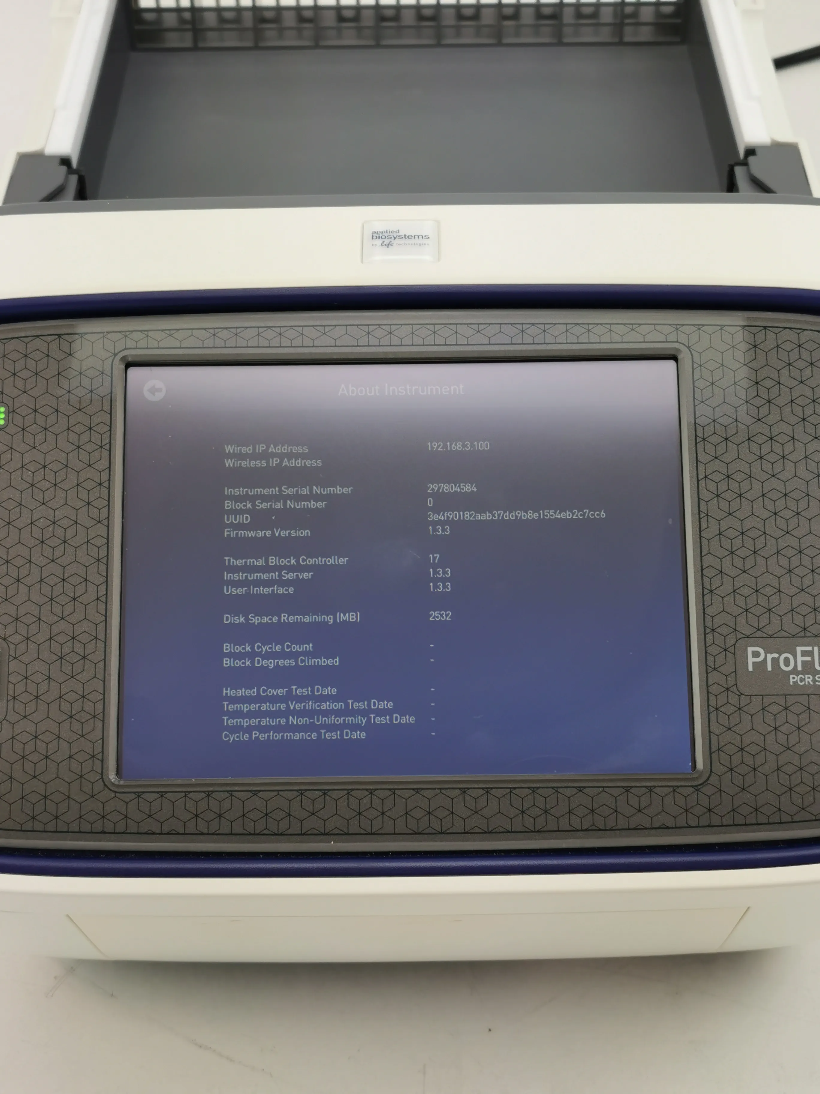 Applied Biosystems ProFlex Real Time PCR System 297804584