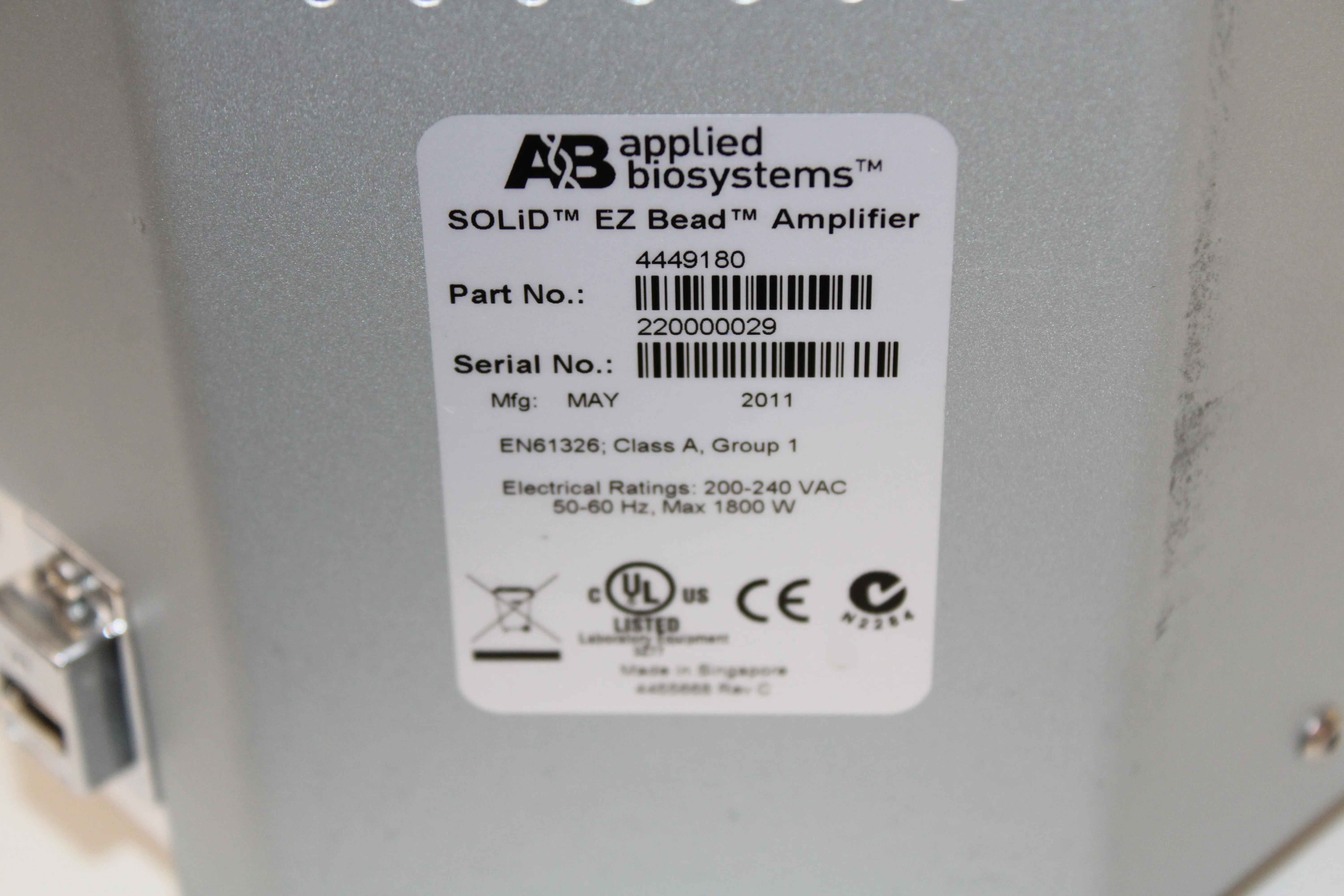 Applied Biosystems EZ Bead Amplifier Molecular Biology Laboratory Equipment