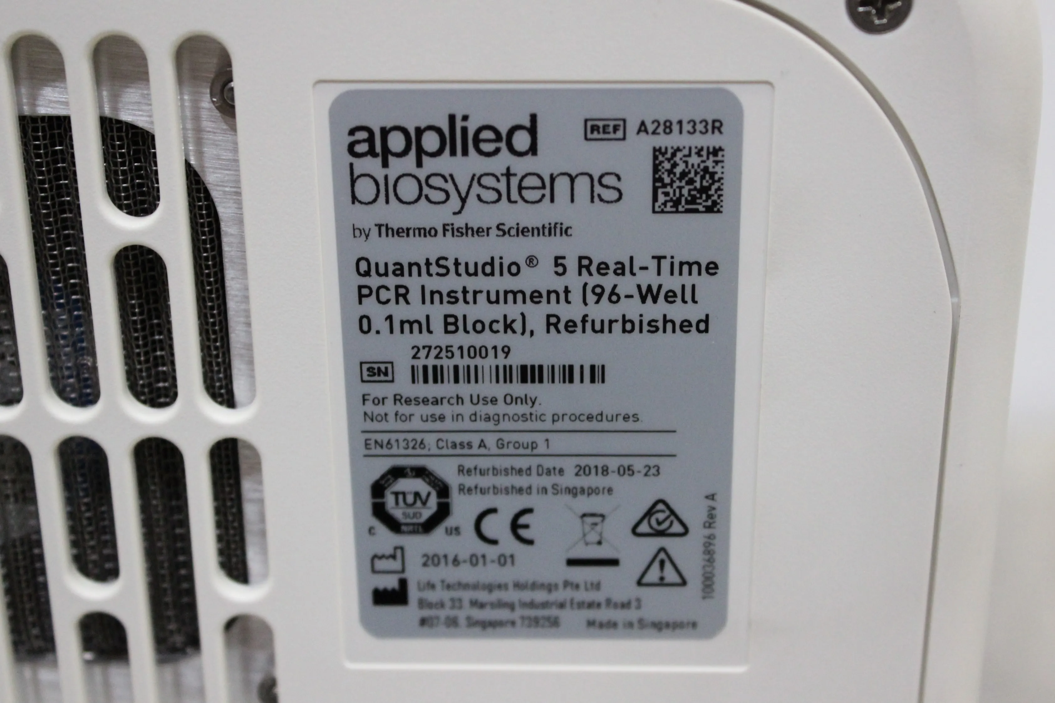 Applied Biosystems QuantStudio 5 Real-Time PCR System A28133R