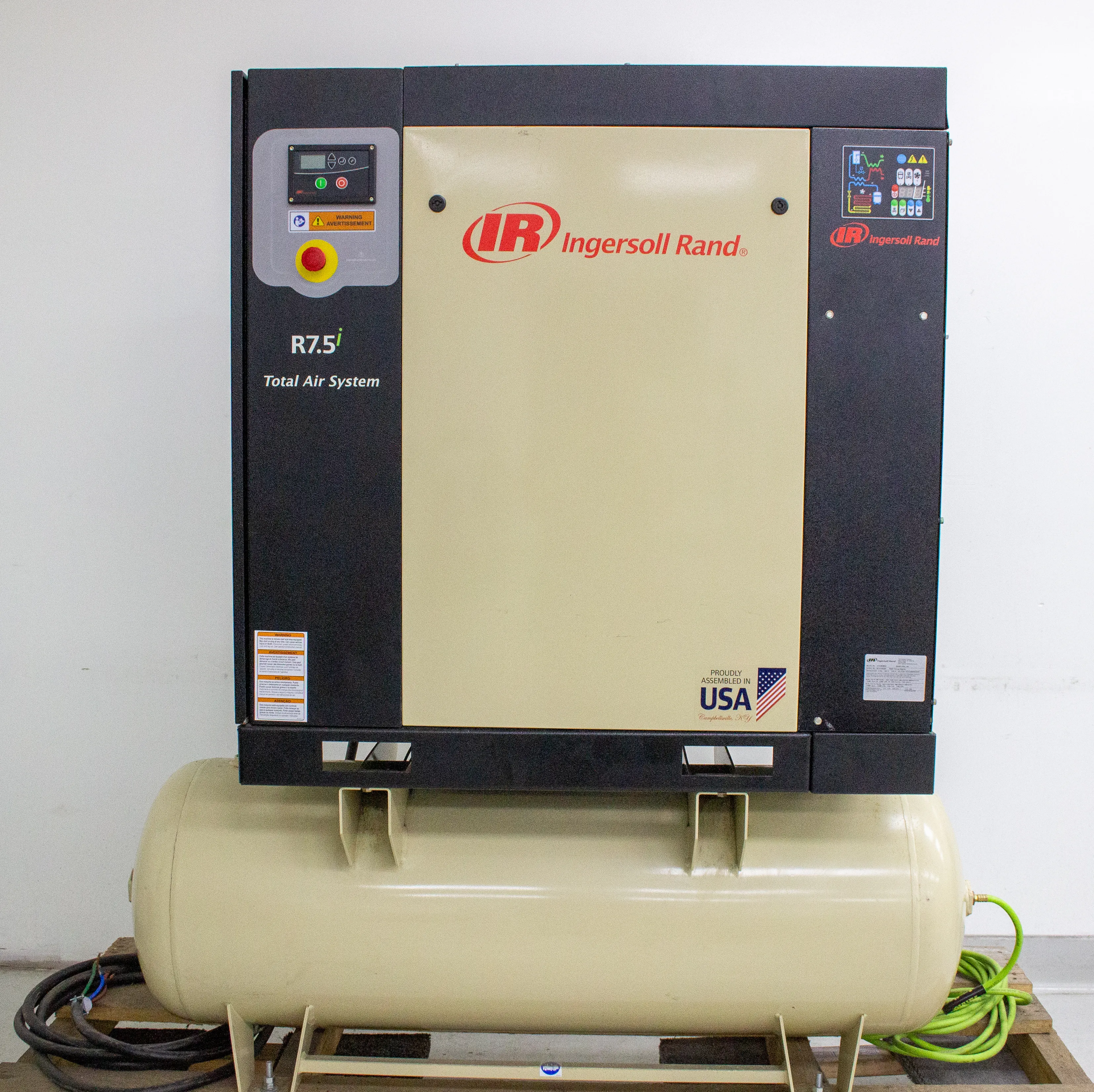 Ingersoll Rand R7.5i Total Air System Rotary Screw Air Compressor 10 HP