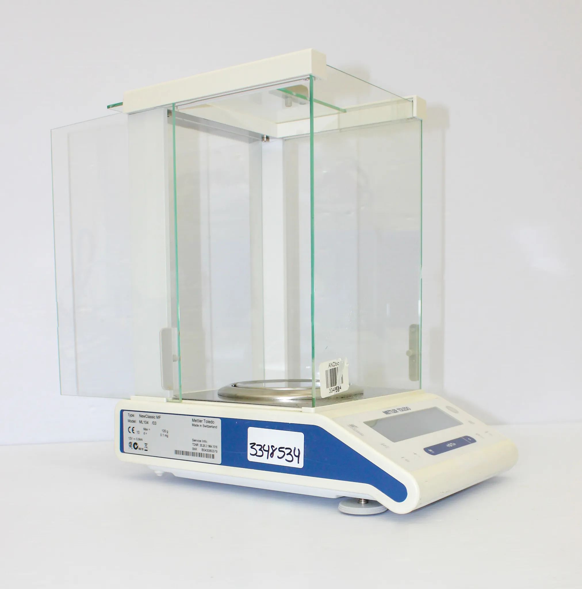 Mettler-Toledo New Classic MF Analytical Balance ML104/03