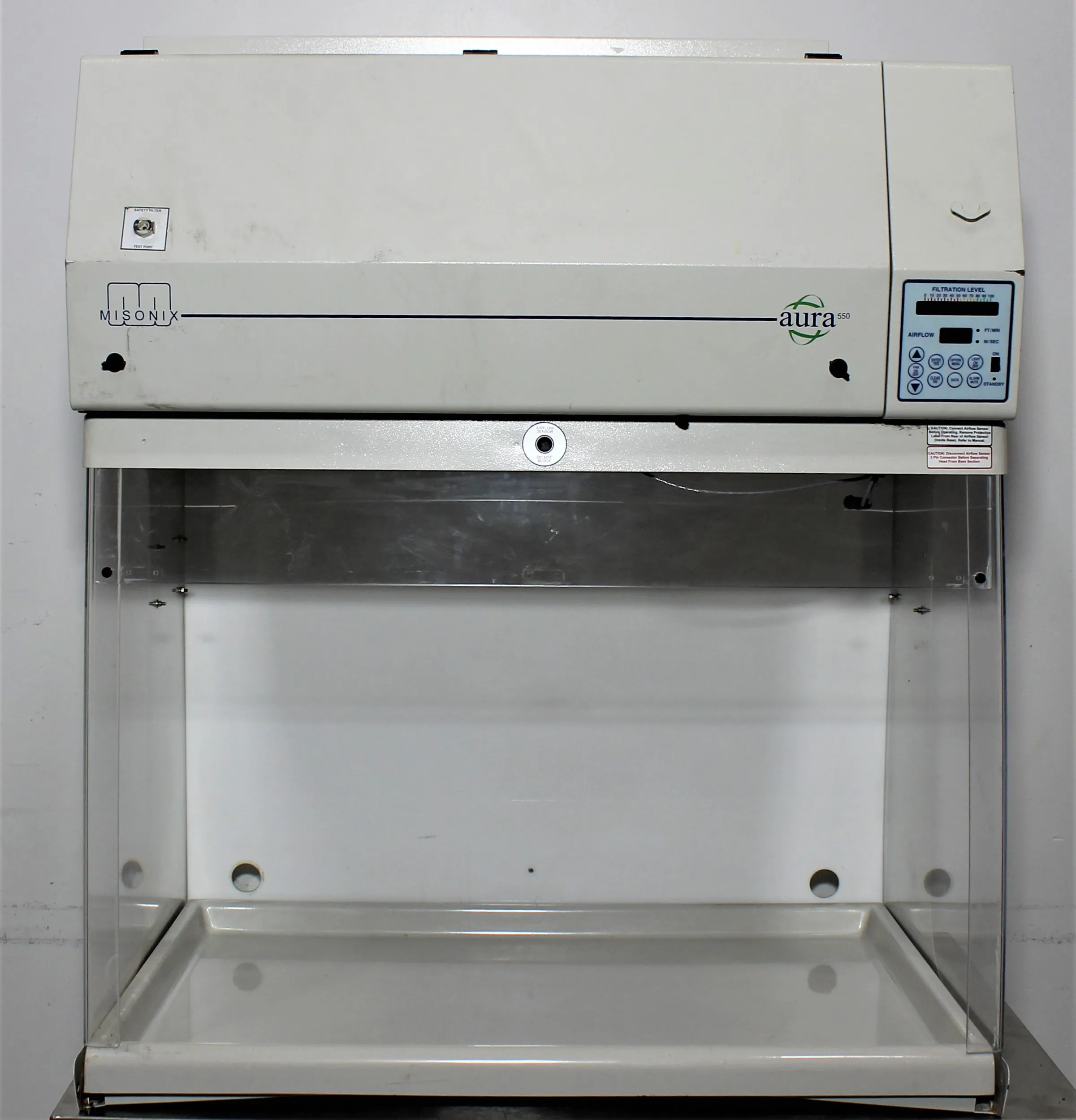 Misonix Aura 550 Bio Saftey Hood AU-550E - Used Laboratory Fume Hood