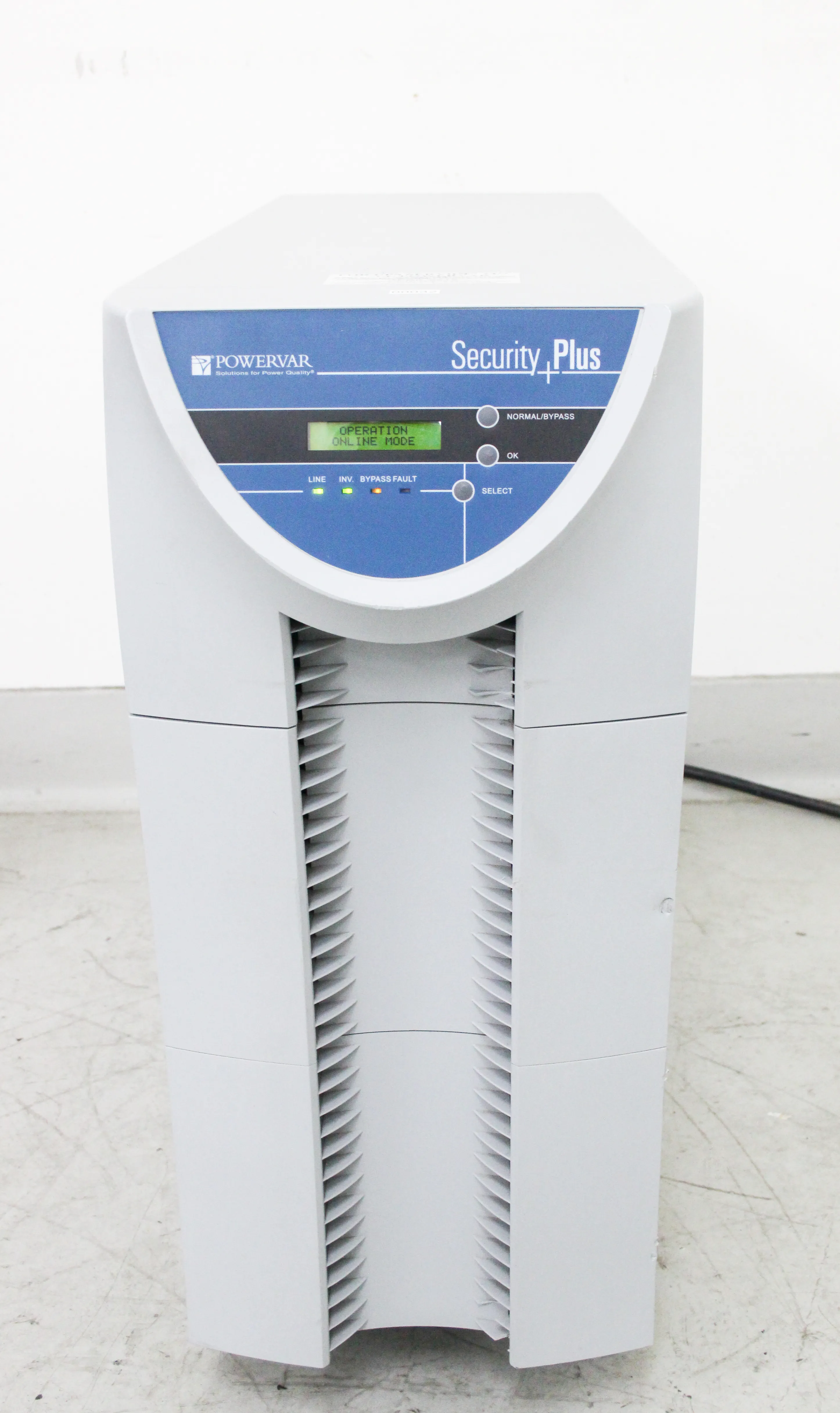 Powervar Security Plus UPS - Model ABCDEF5200-22 5200VA/4680W 220V 60Hz US