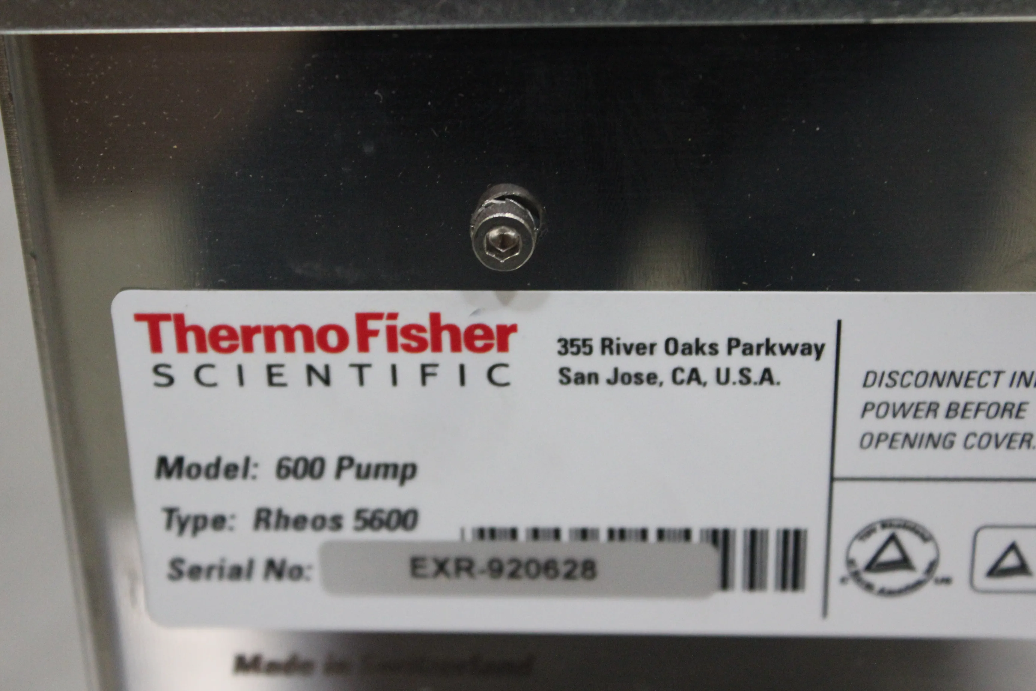 Thermo Fisher 600 Pump - Laboratory Equipment for HPLC / FPLC / GC / CE