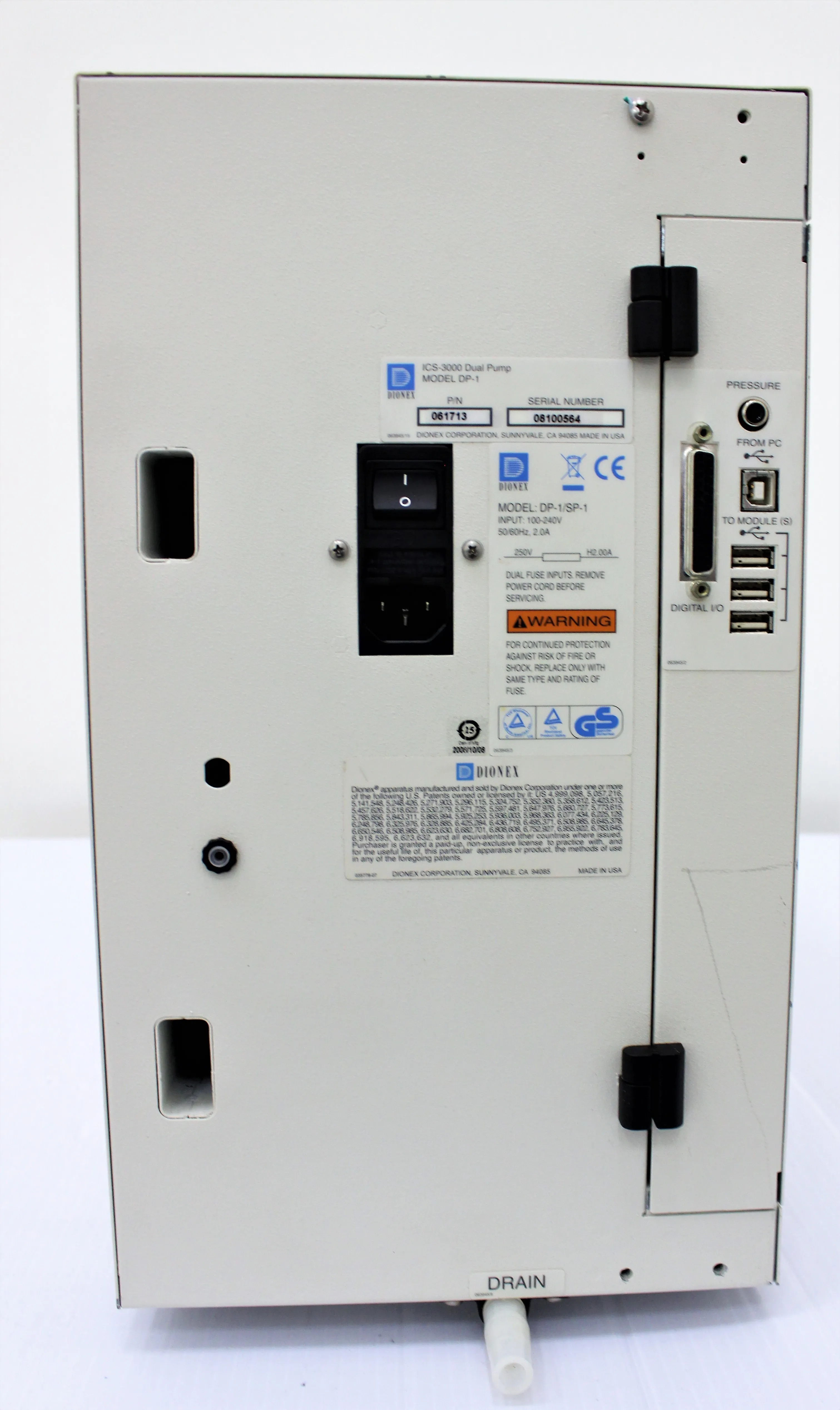 Dionex ICS-3000 Dual Pump Model DP-1/SP-1