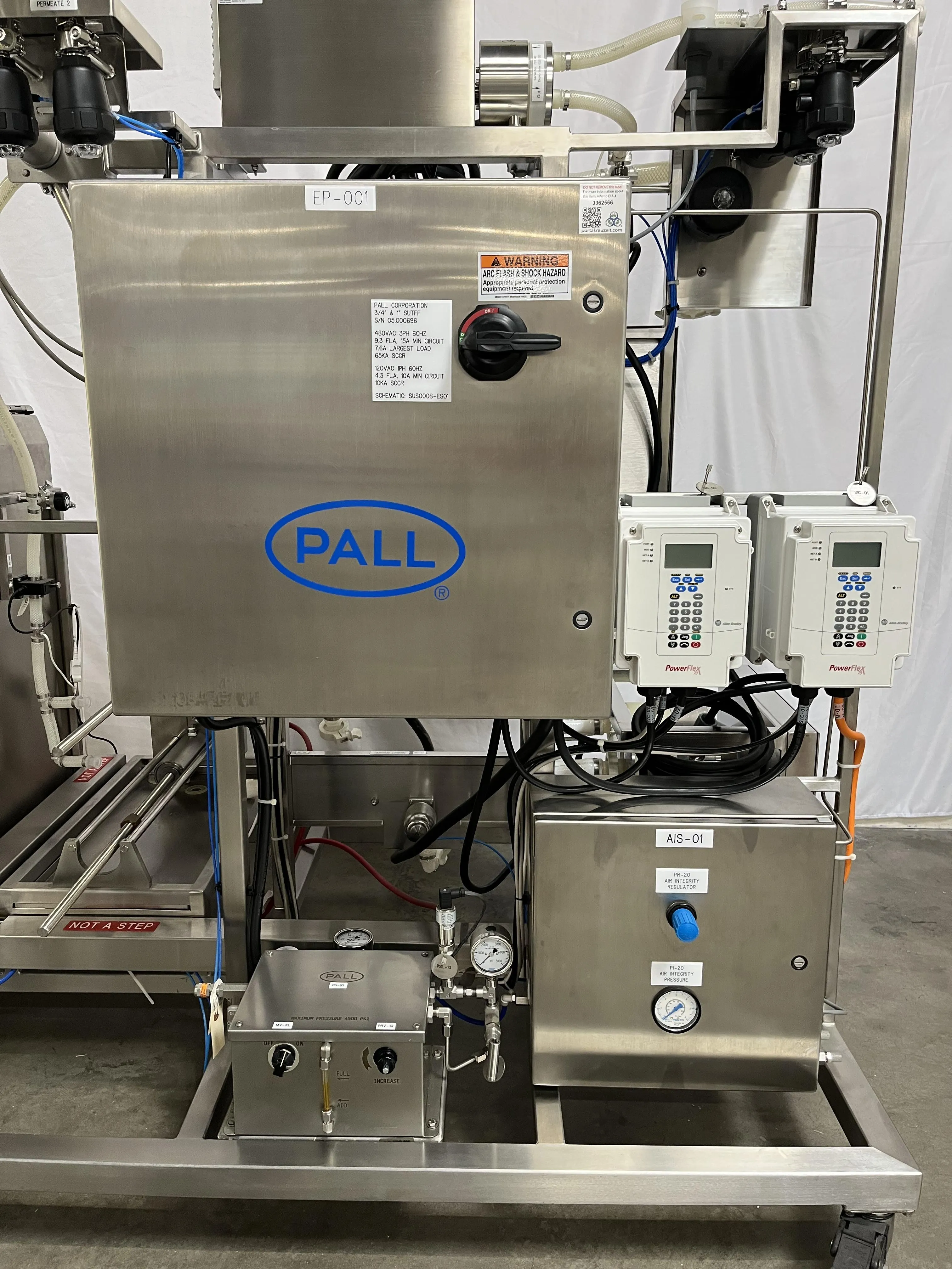 PALL Allegro Single Use TFF-Tangential Flow Filtration System-Fully Automated