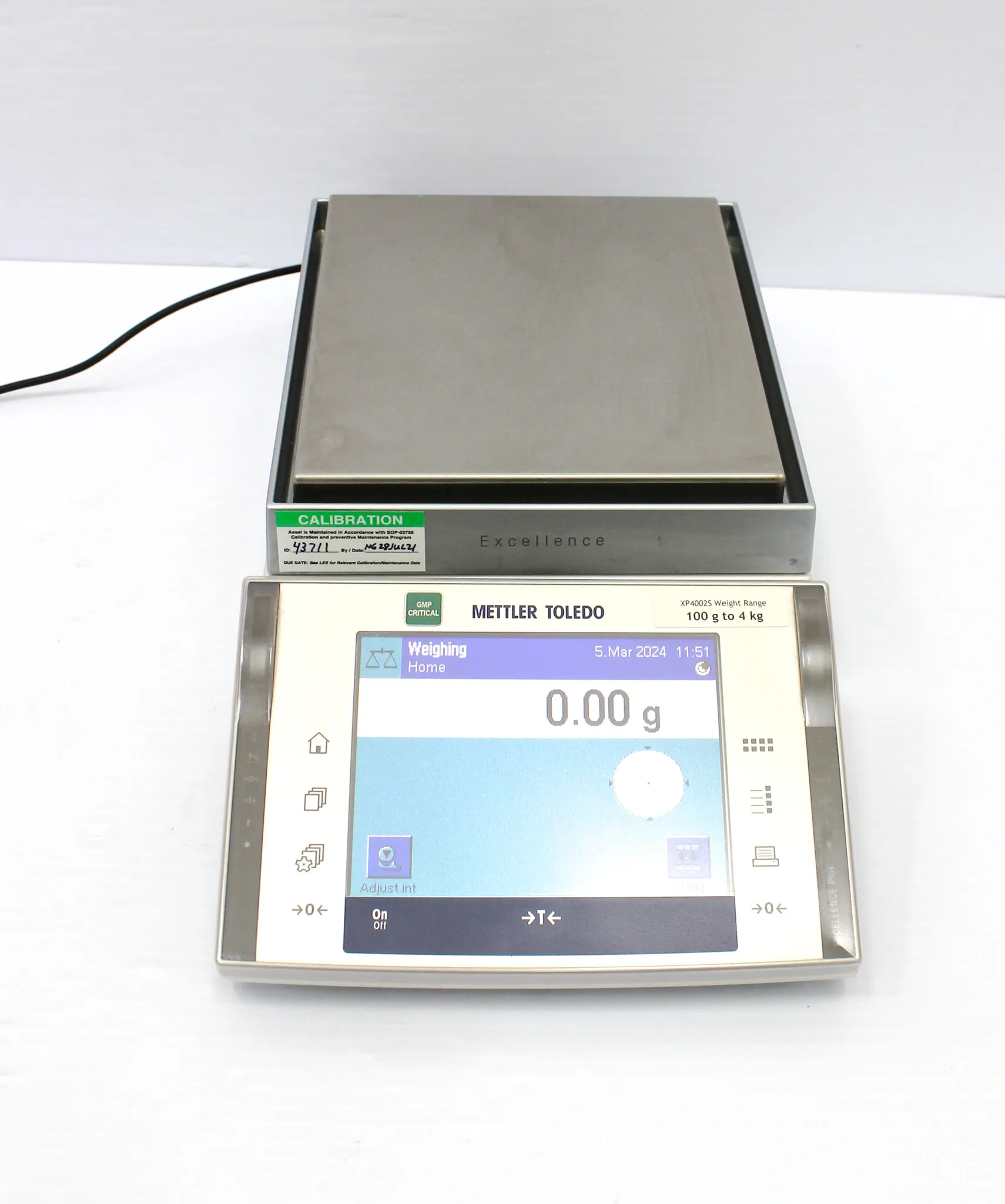 Mettler Toledo Excellence Plus XP Precision Balance model: XP4002S