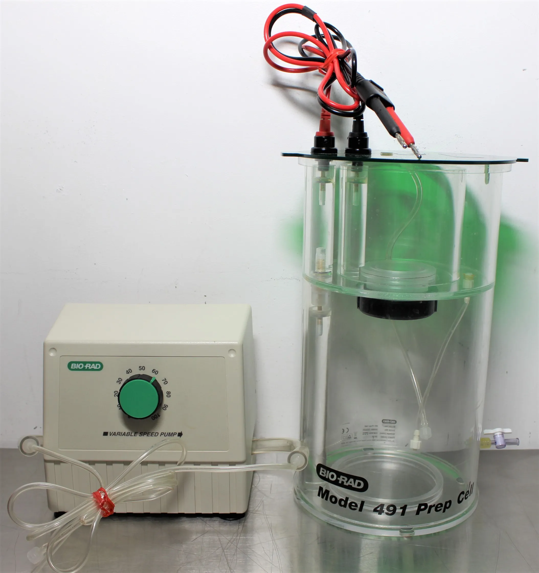 Bio Rad Model 491 Prep Cell Gel Elution System Electrophoresis Used Equipment