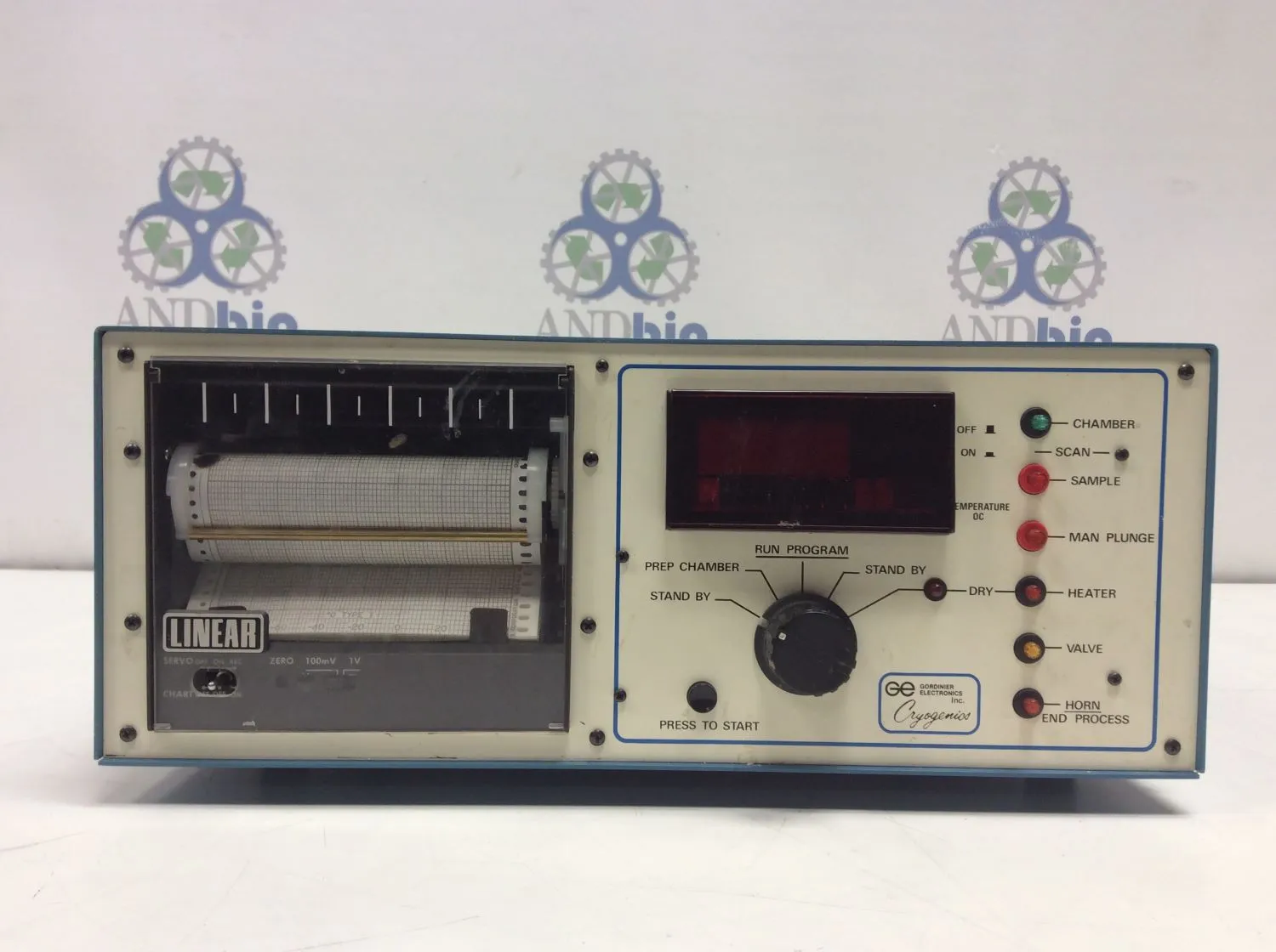 Gordinier Electronics Spec Cryogenic Chamber Model 7009