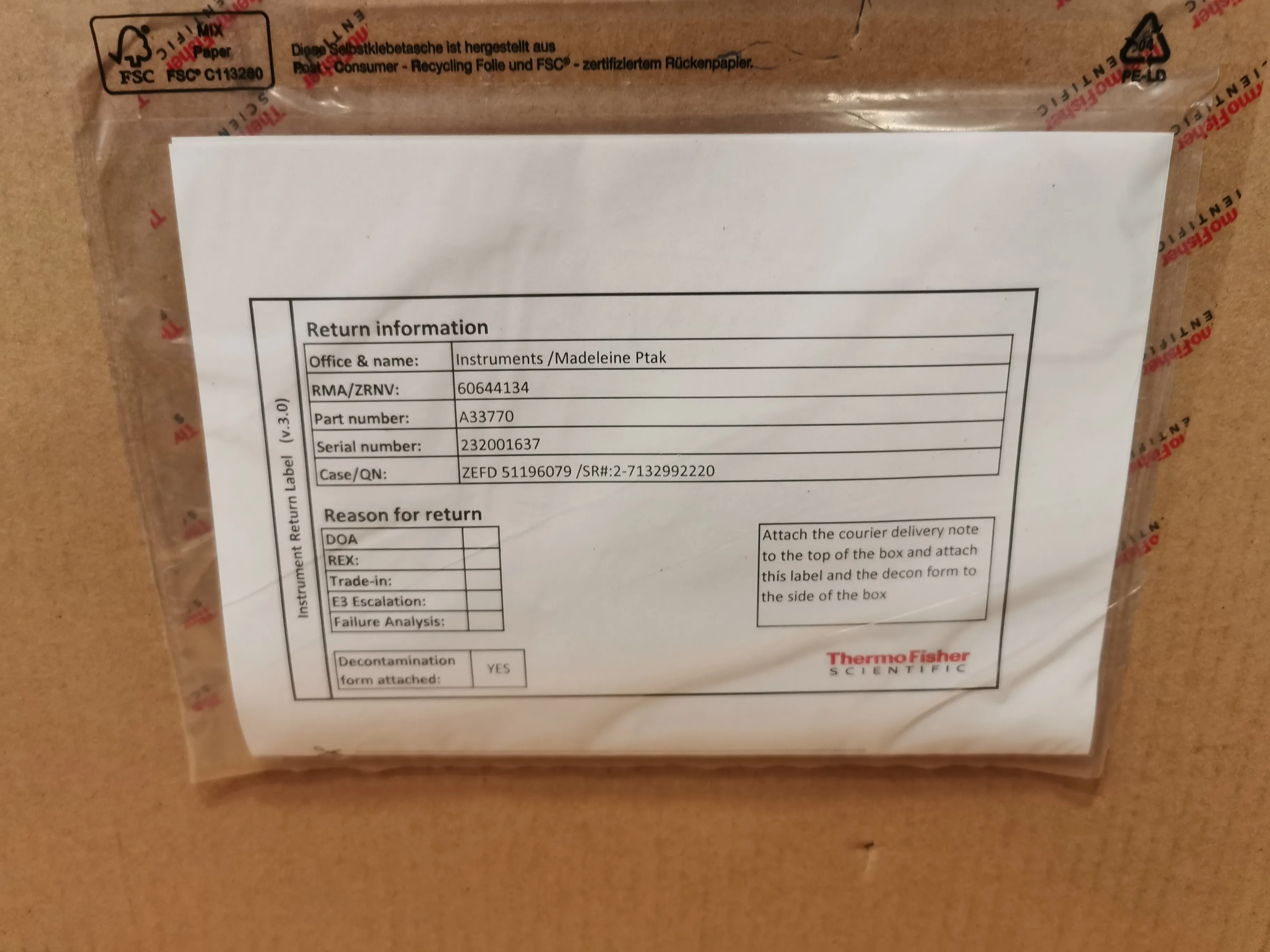 Applied Biosystems SeqStudio PCR Thermal Cycler 232001637