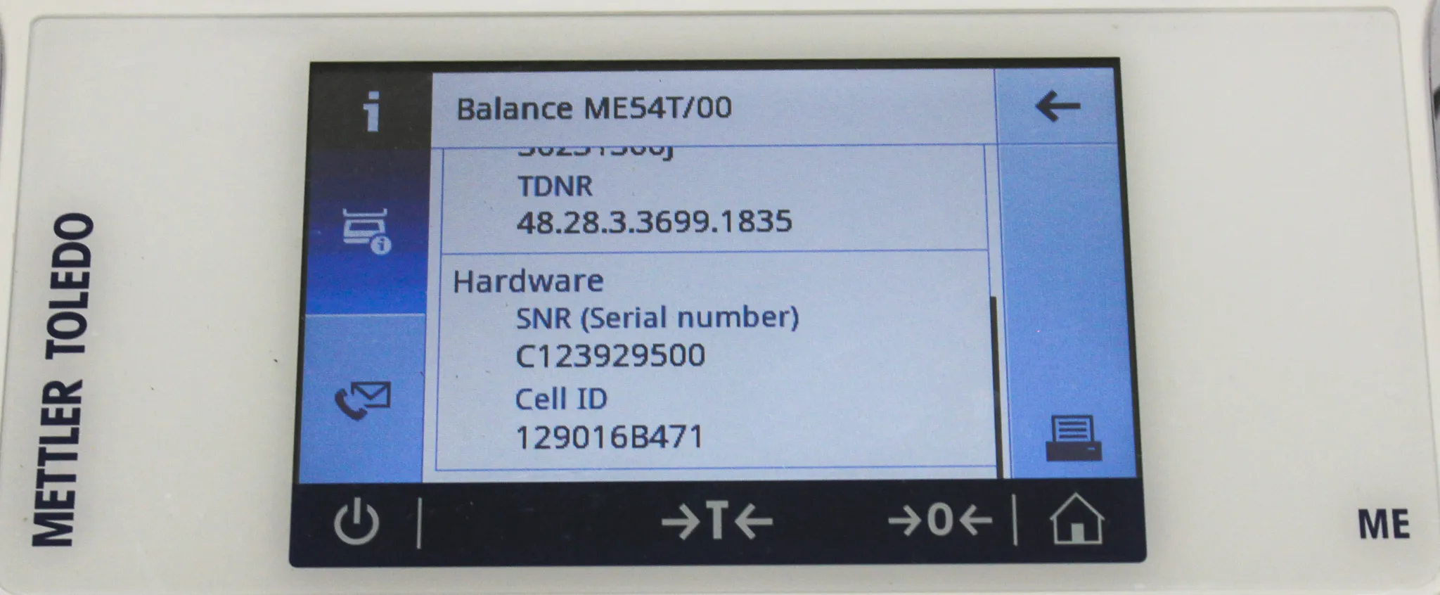 Mettler Toledo ME54T/00 Standard Analytical Balances