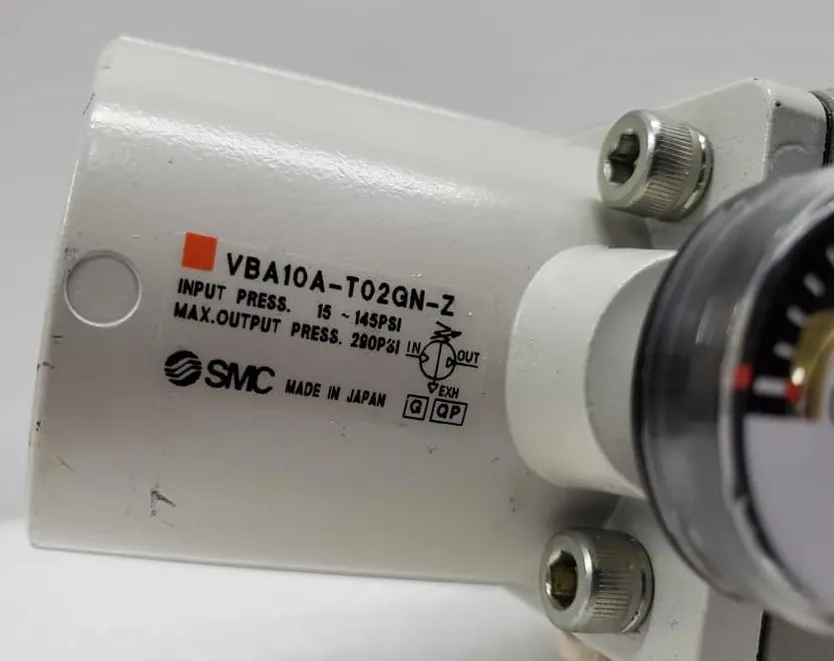 SMC Booster Regulator VBA10A-T02GN-Z 1/4, Made in Japan