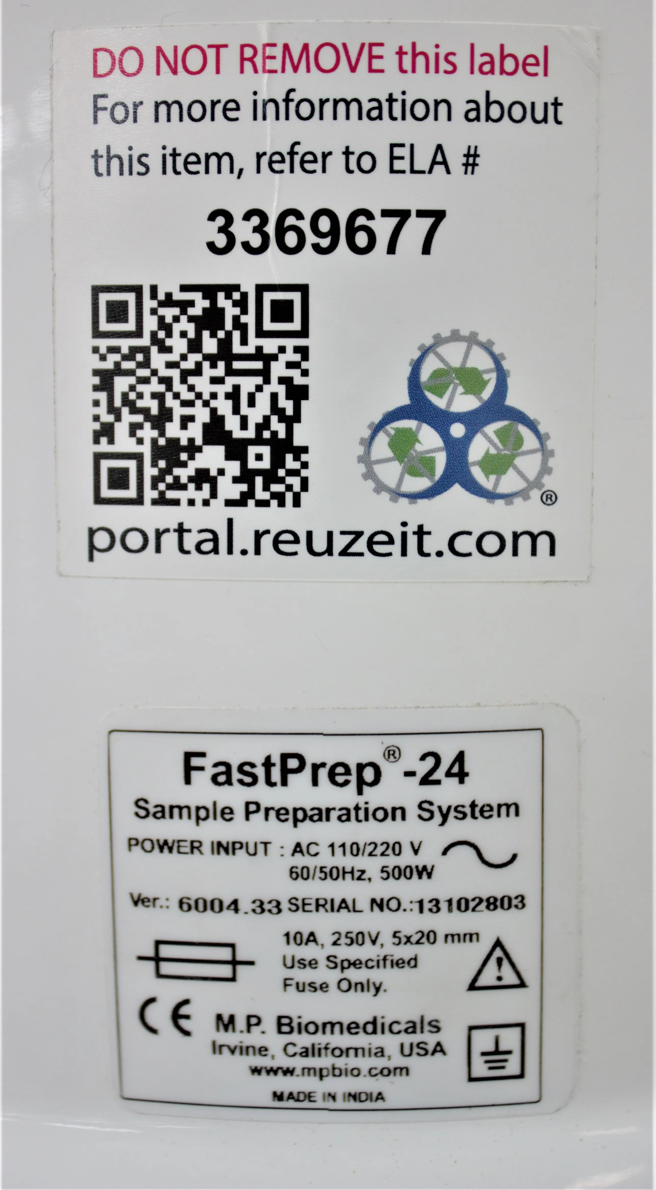 MP Biomedicals FastPrep-24 Homogenizer