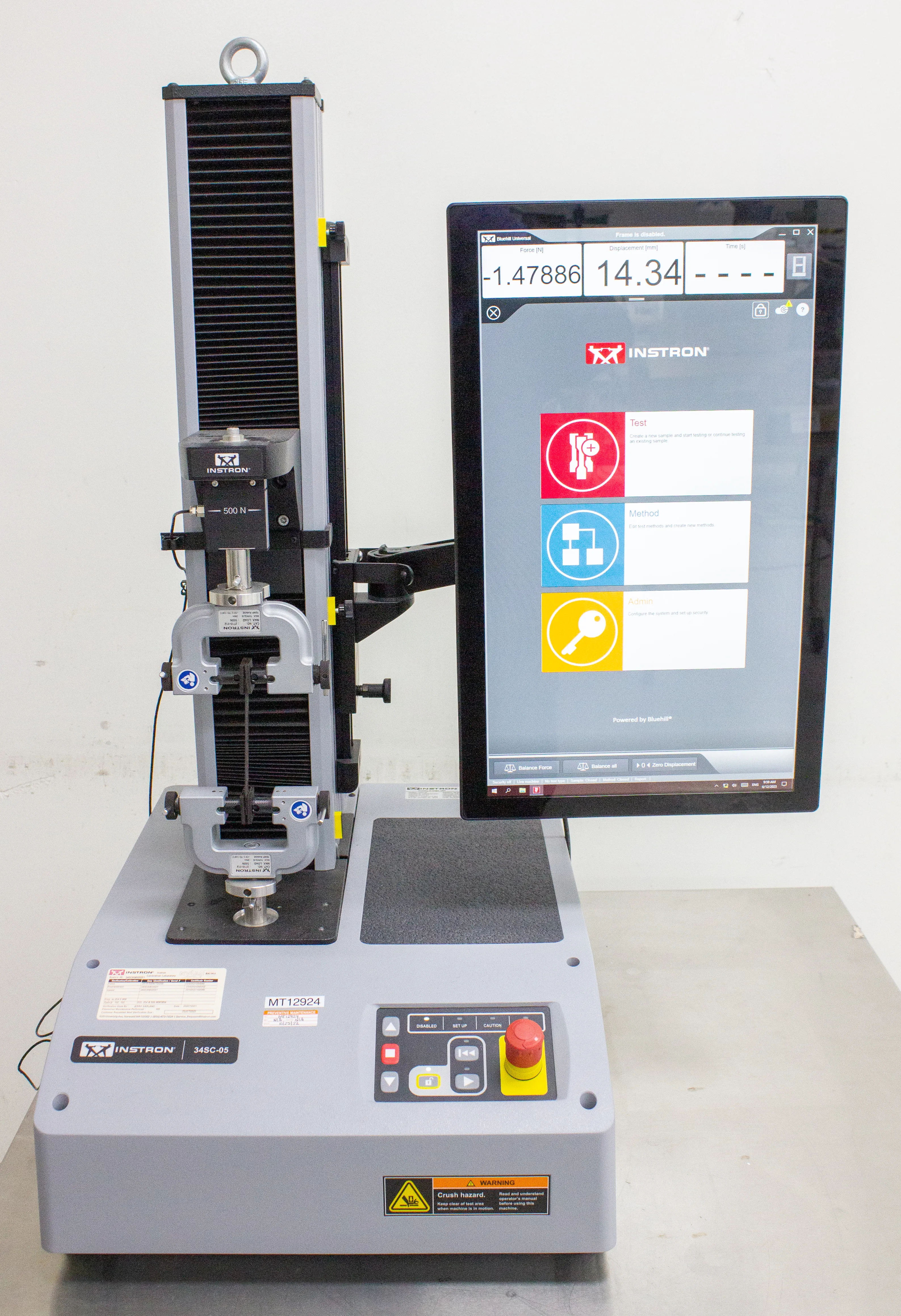 Instron 3400 Series Universal Testing System Model 34SC-05