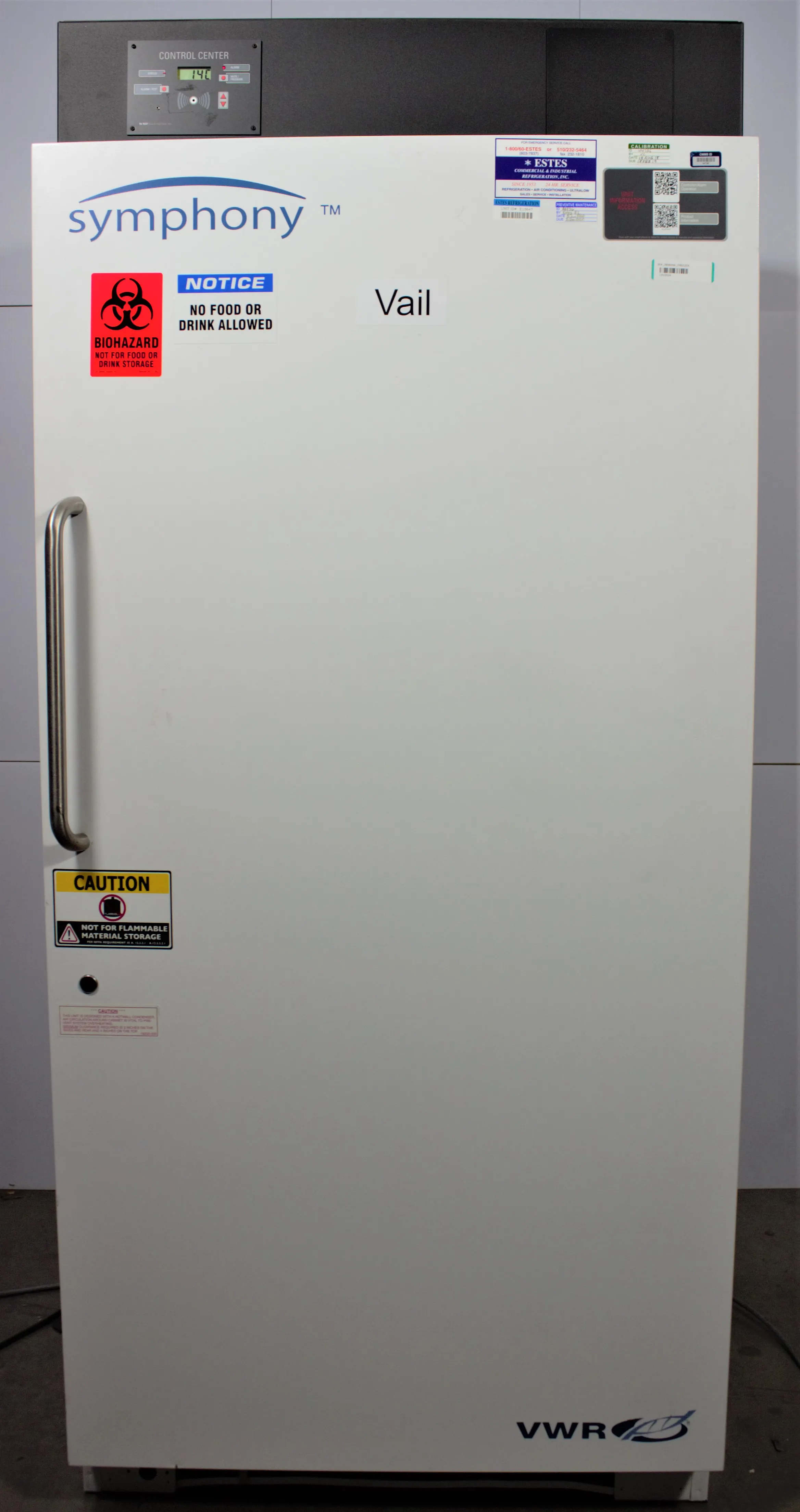 VWR Flammable Material Storage Freezer - Used - VG (Very Good) Condition - 30 Cu ft - 120V - 60Hz US - SYM-15E0254-1505