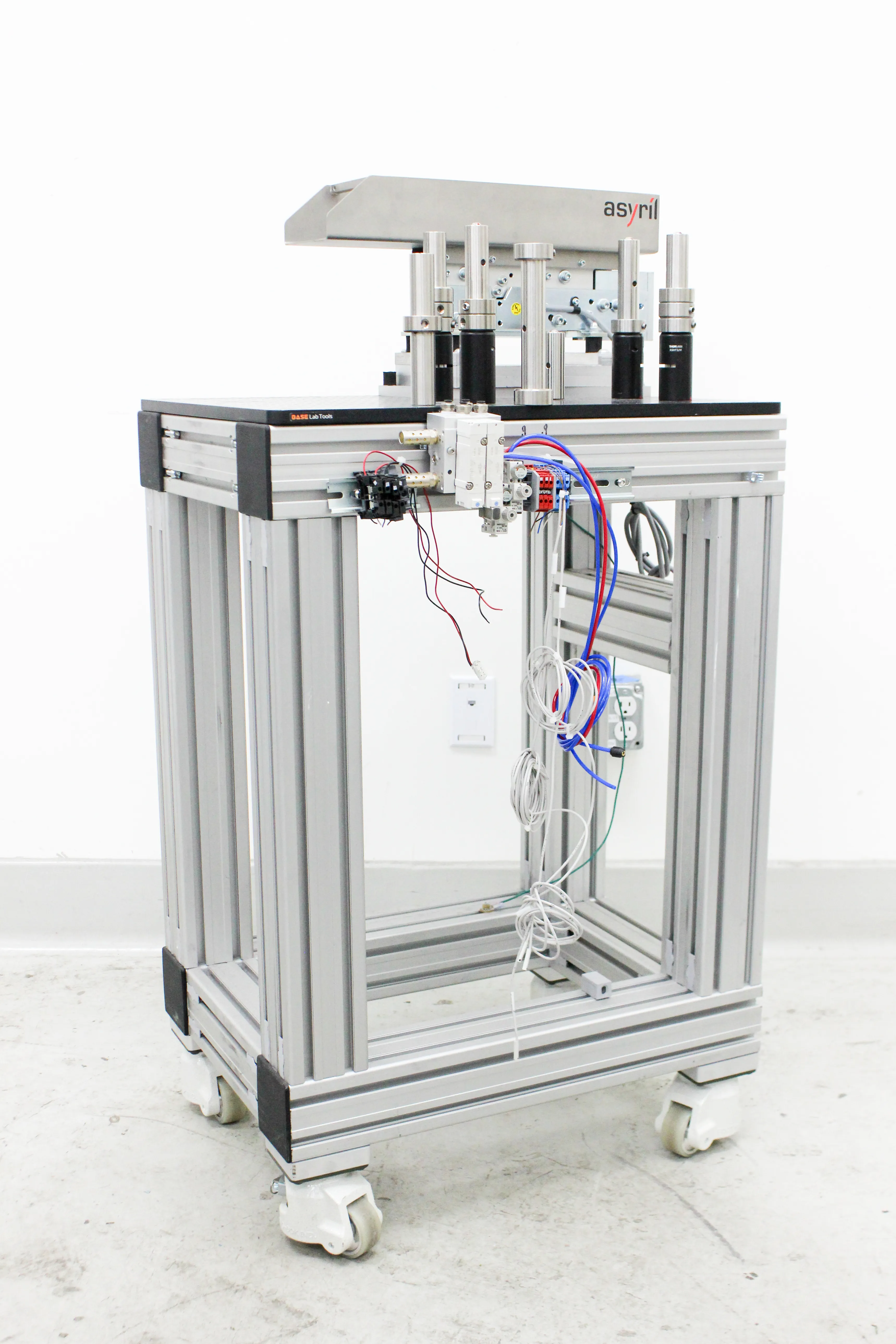 Base Lab Tools Custom Optical Breadboard Cart with Casters