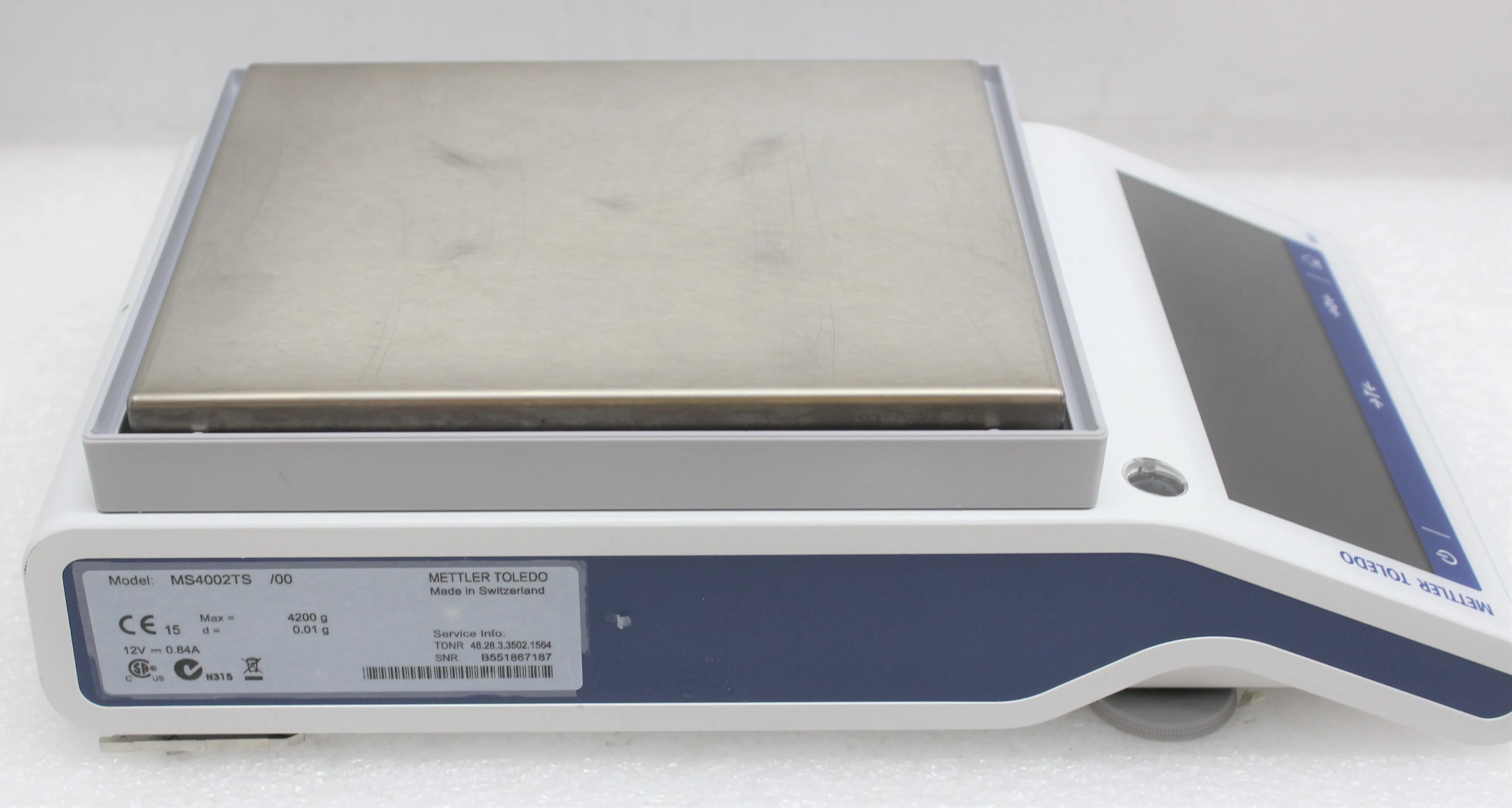 Mettler-Toledo MS4002TS/00 Analytical Balance