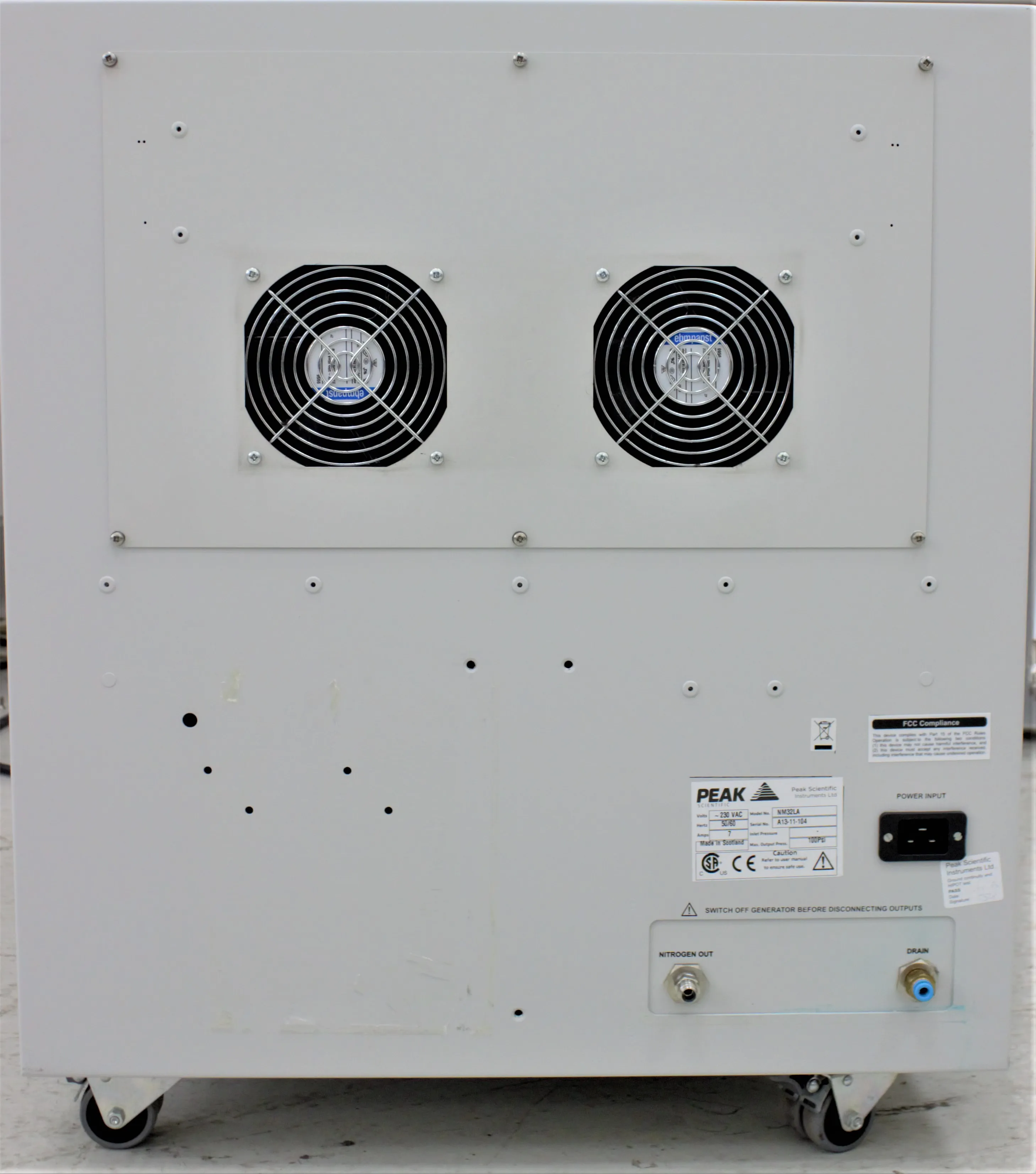 Peak Scientific Genius NM32LA Nitrogen Generator for LC-MS