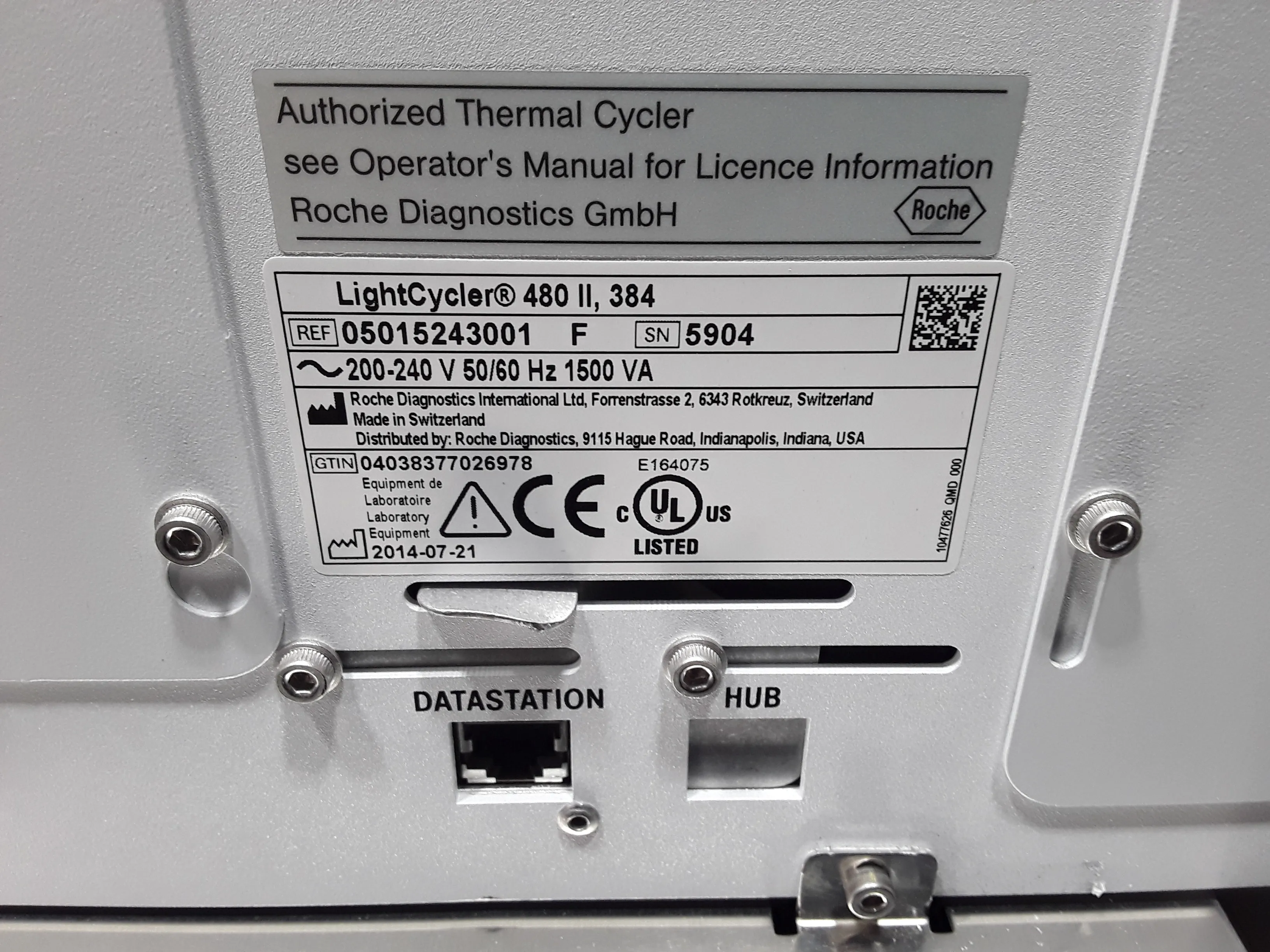 Roche LightCycler 480 II PCR Thermal Cycler