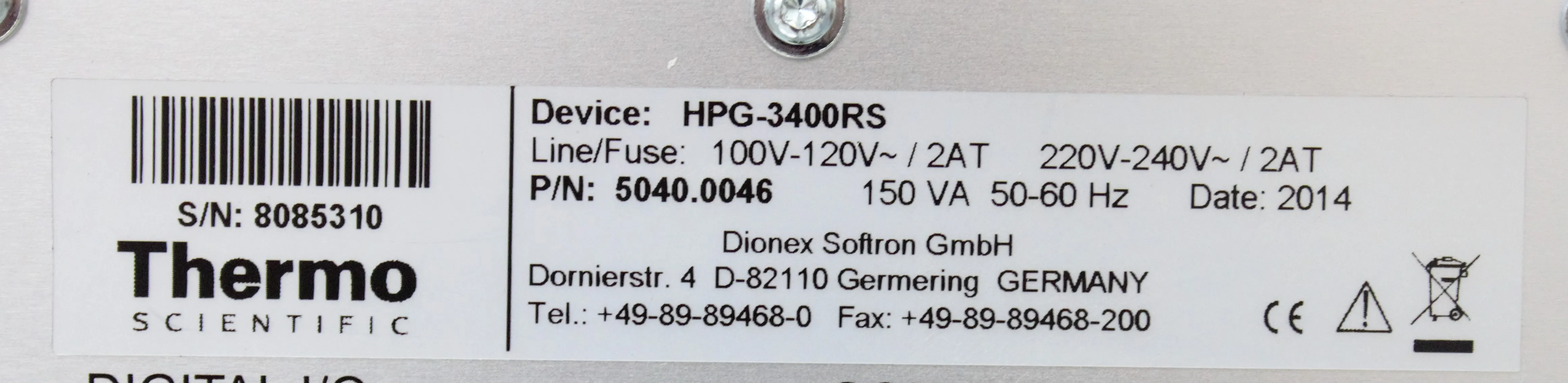 Thermo Scientific Dionex UltiMate 3000 RS HPLC System