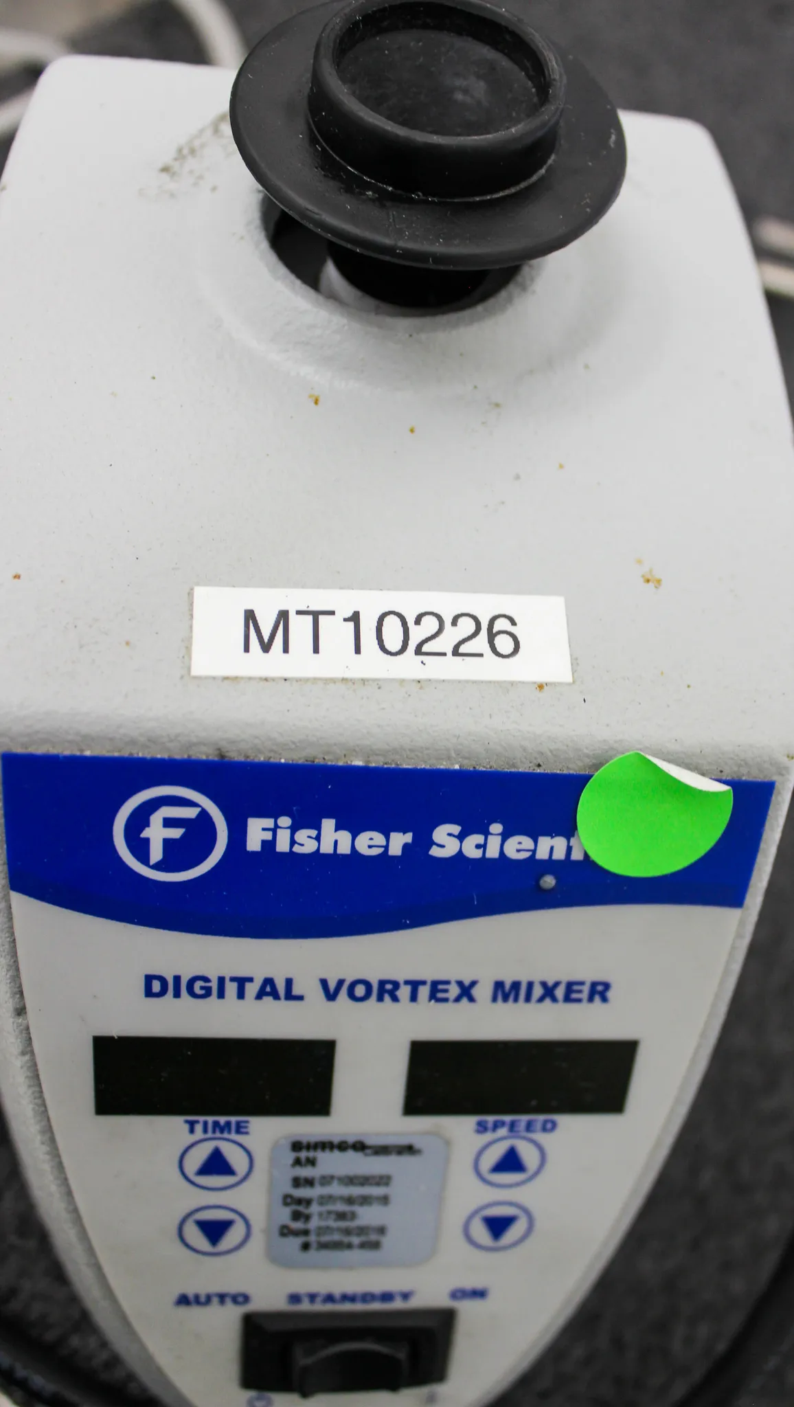 Fisher Scientific 945415 Digital Vortex Mixer CAT:02215370