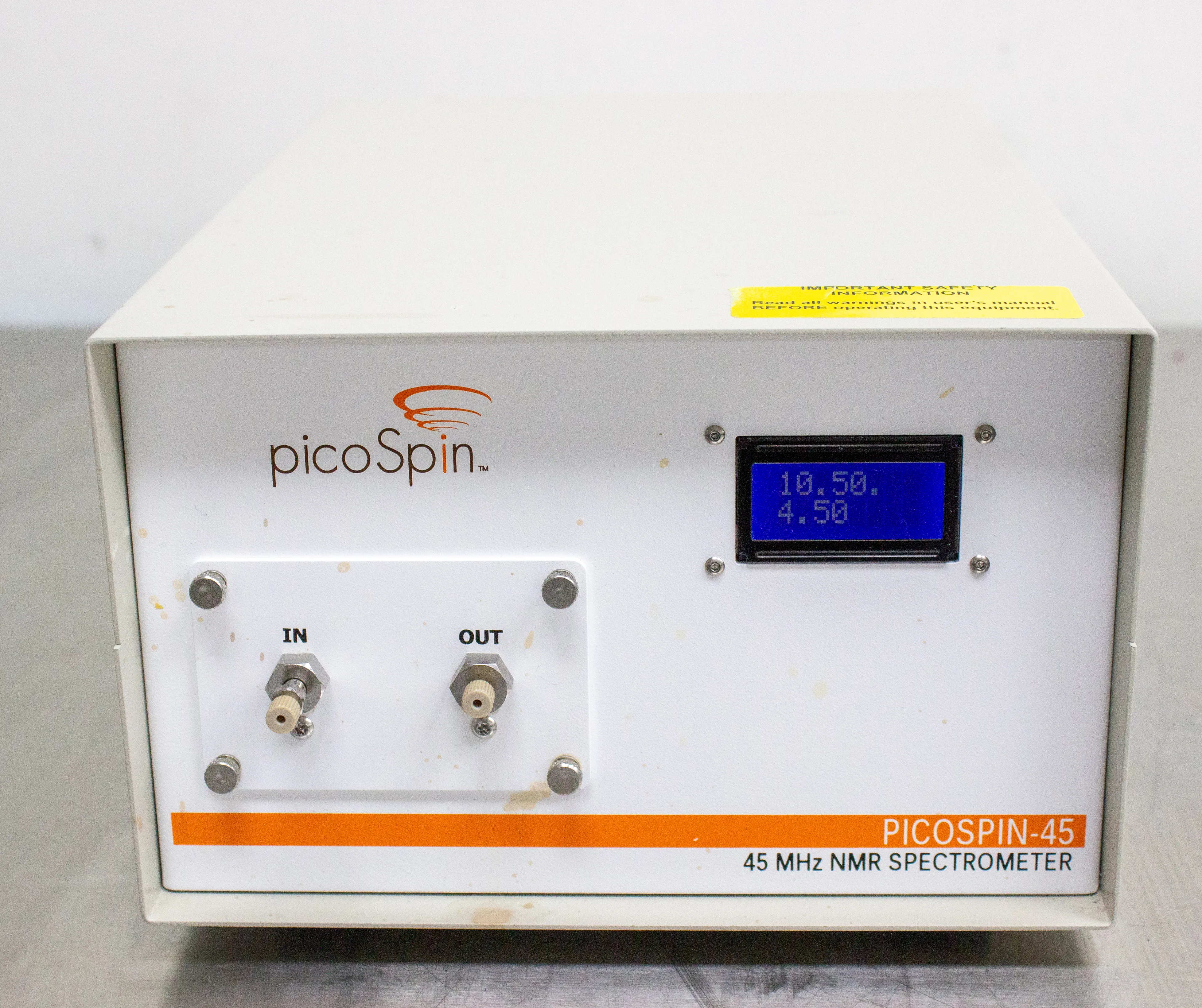 Cole Parmer PicoSpin-45 Benchtop 45 MHz NMR Spectrometer