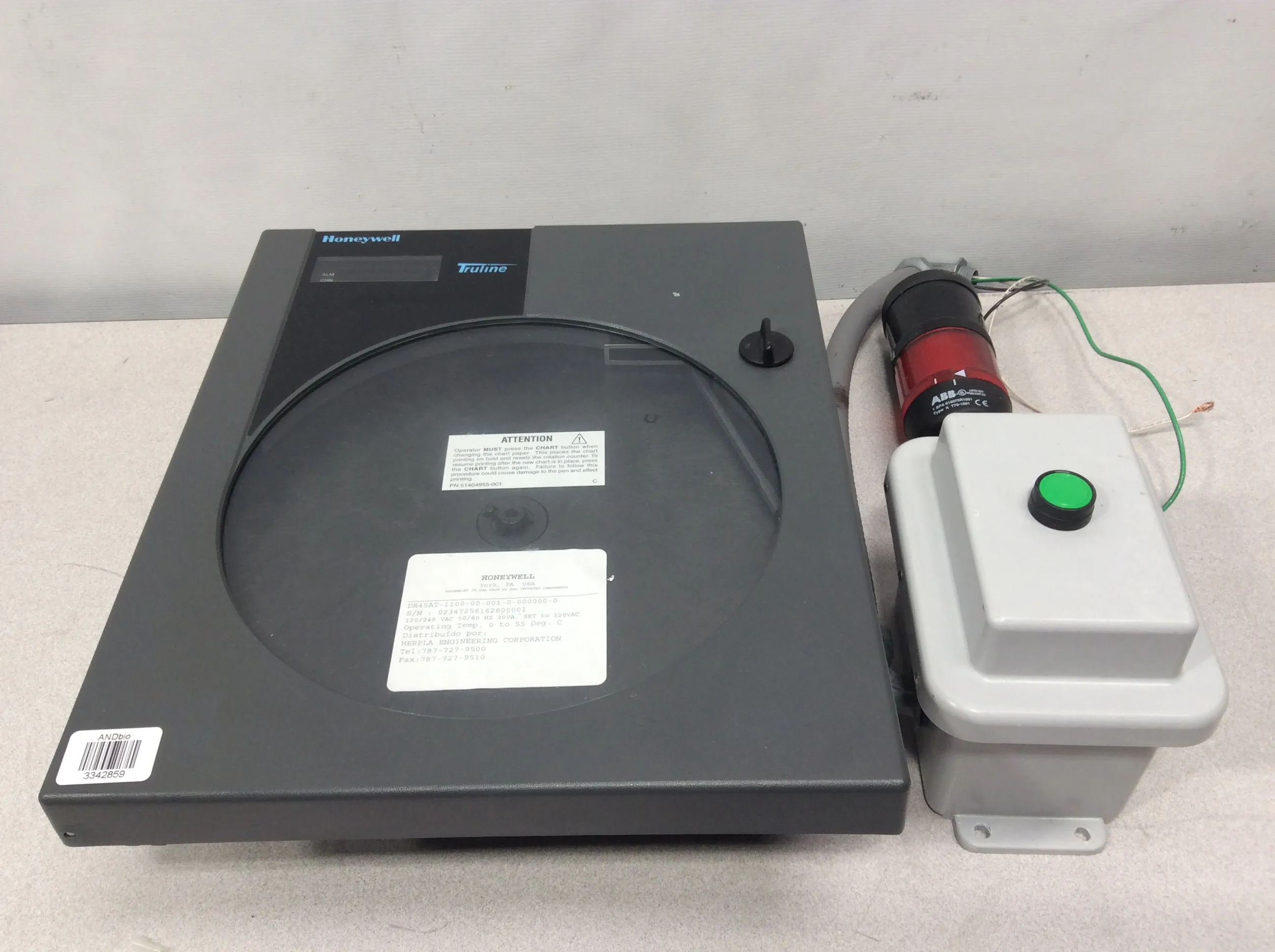 Honeywell DR4500 Circular Chart Recorder