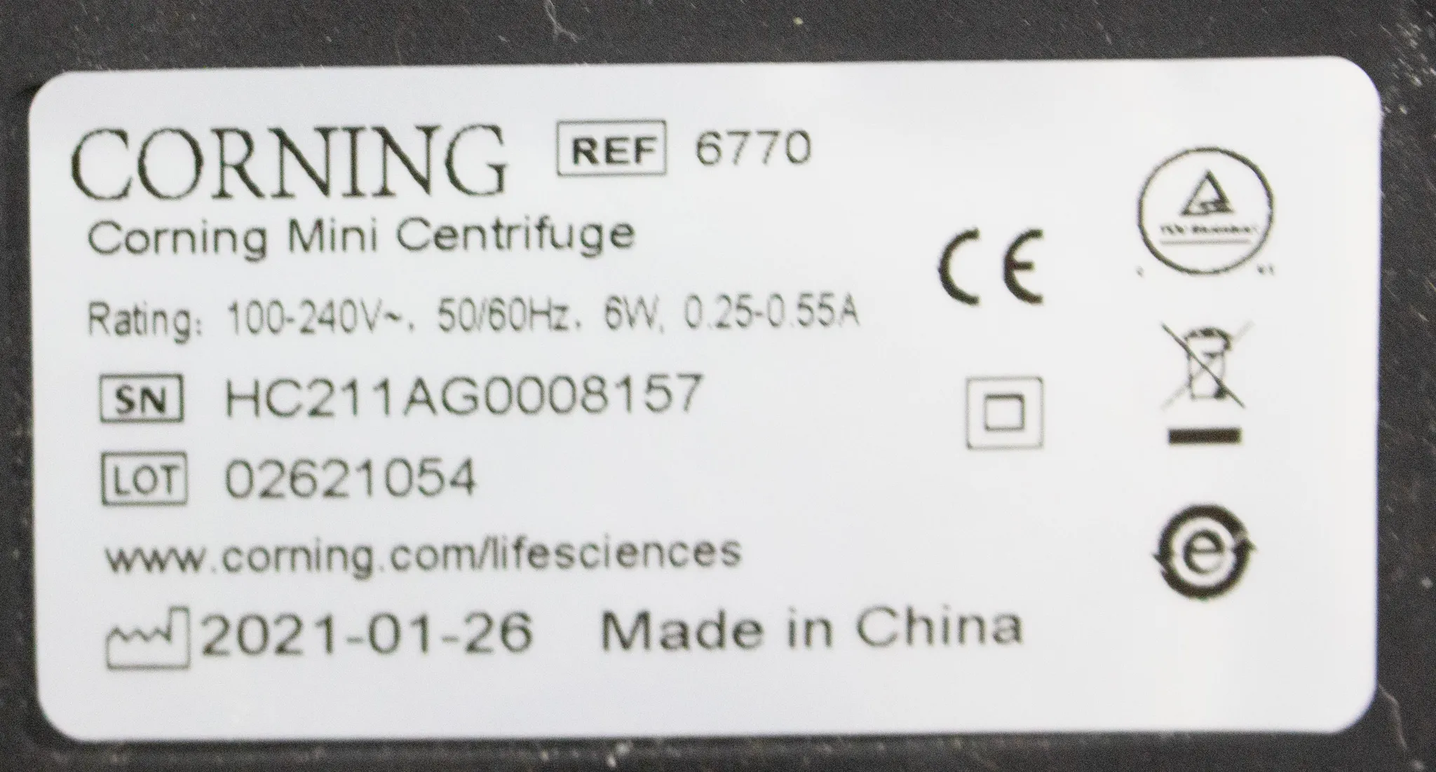 Corning Mini Centrifuge