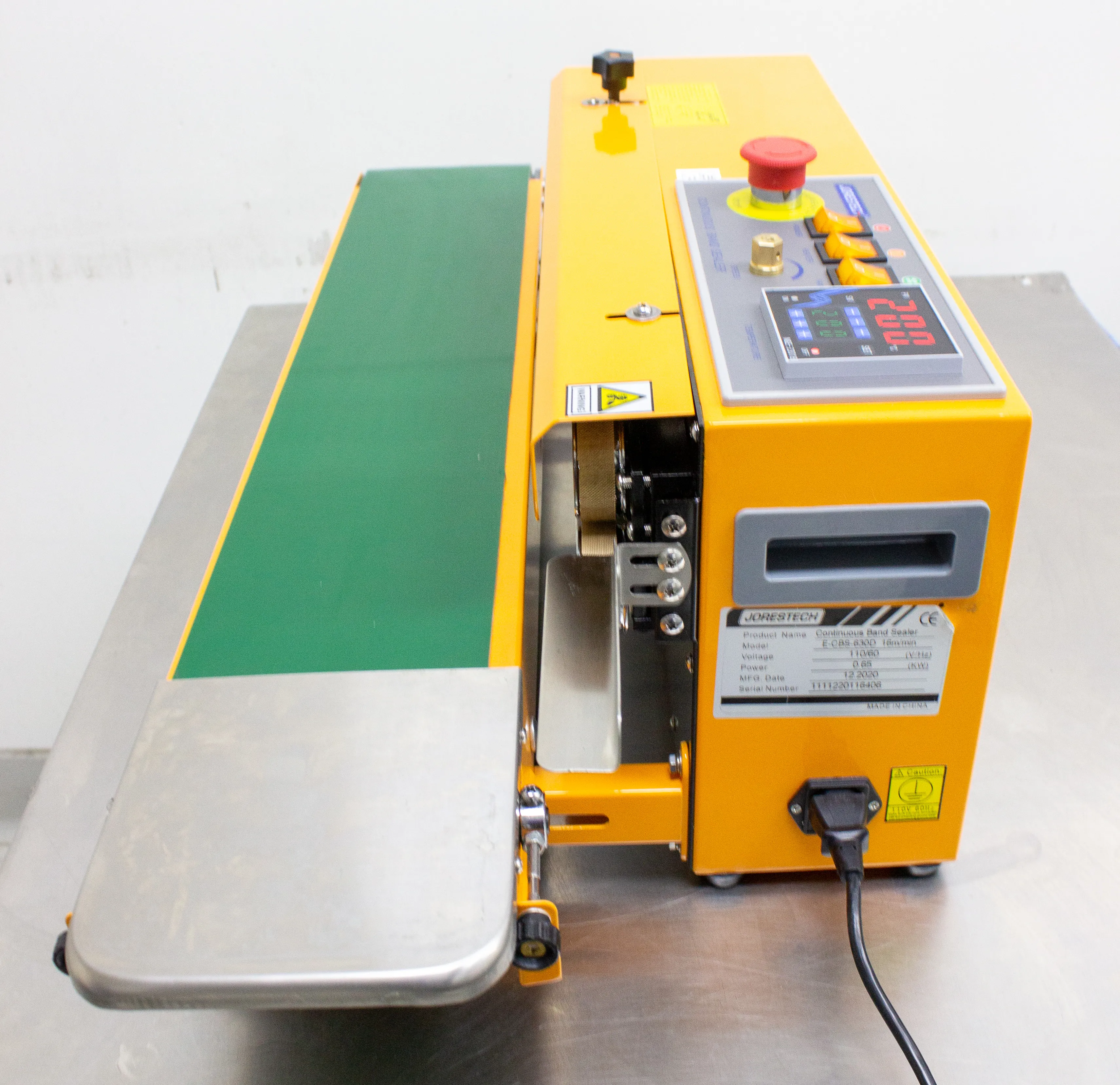 Jorestech Continuous Band Sealer Model E-CBS-630D