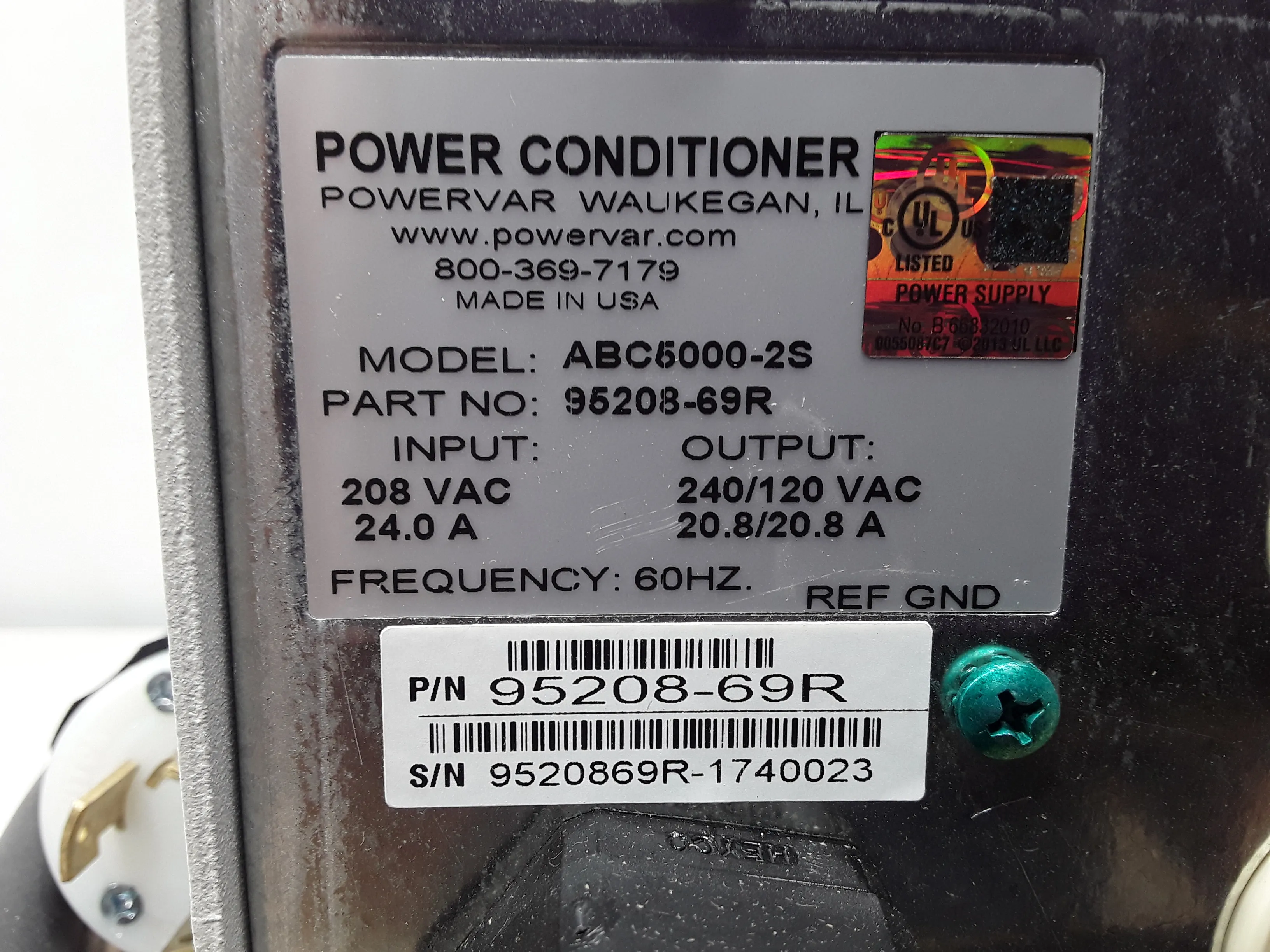 Ametek Powervar Power Conditioner ABC5000-2S