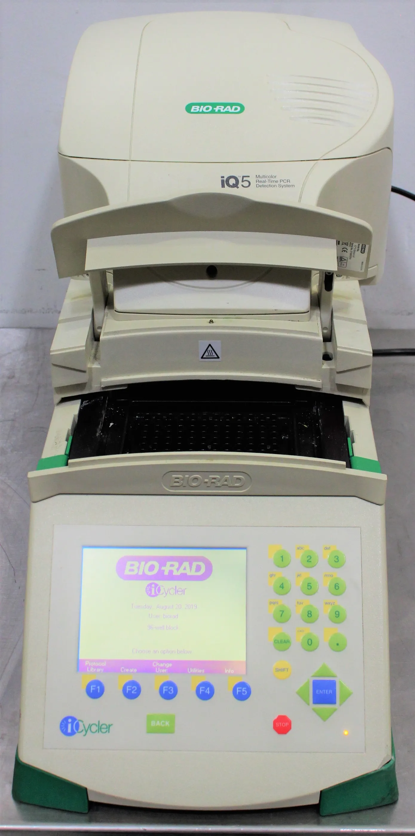 BIO-RAD iCycler Thermal Cycler PCR Thermal Cycler iQ5 Real-Time PCR Detection System with 96-well Reaction Block