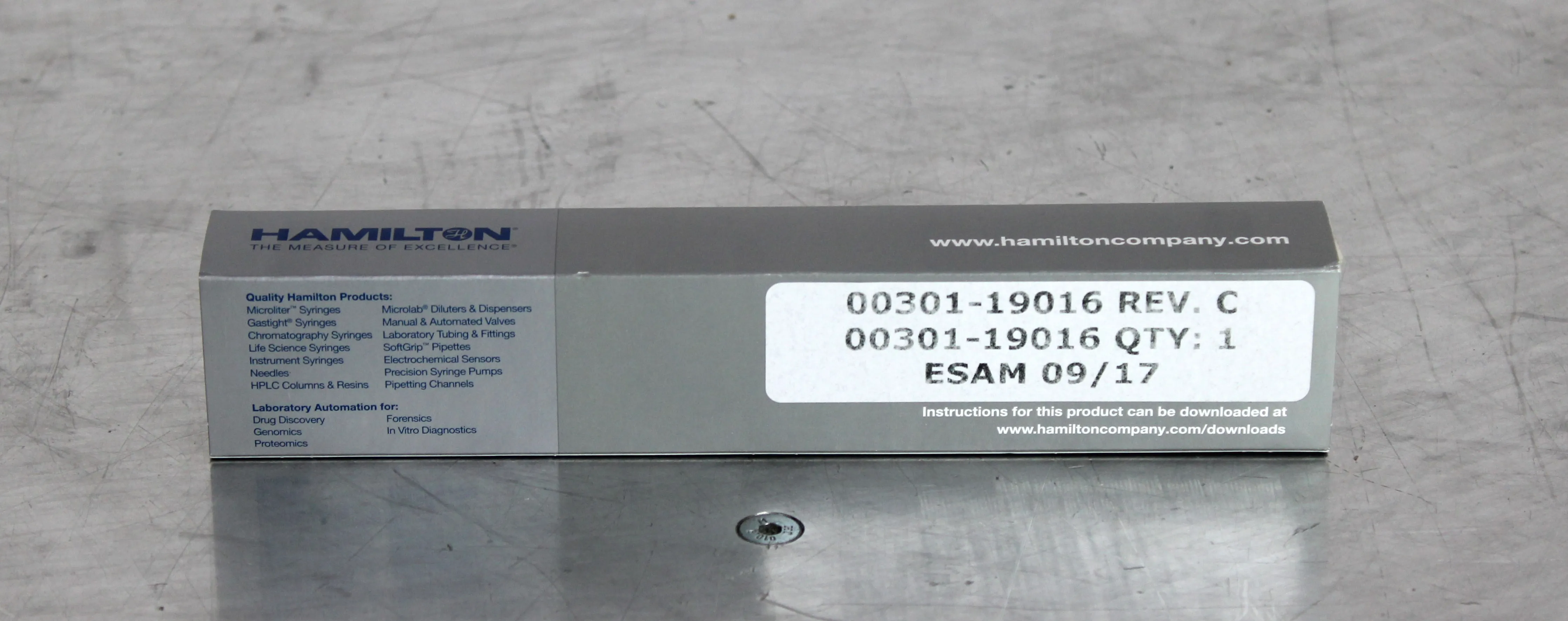 Hamilton 500uL Gastight Syringe, 1750 RN, 22G (REF: CSP81265)