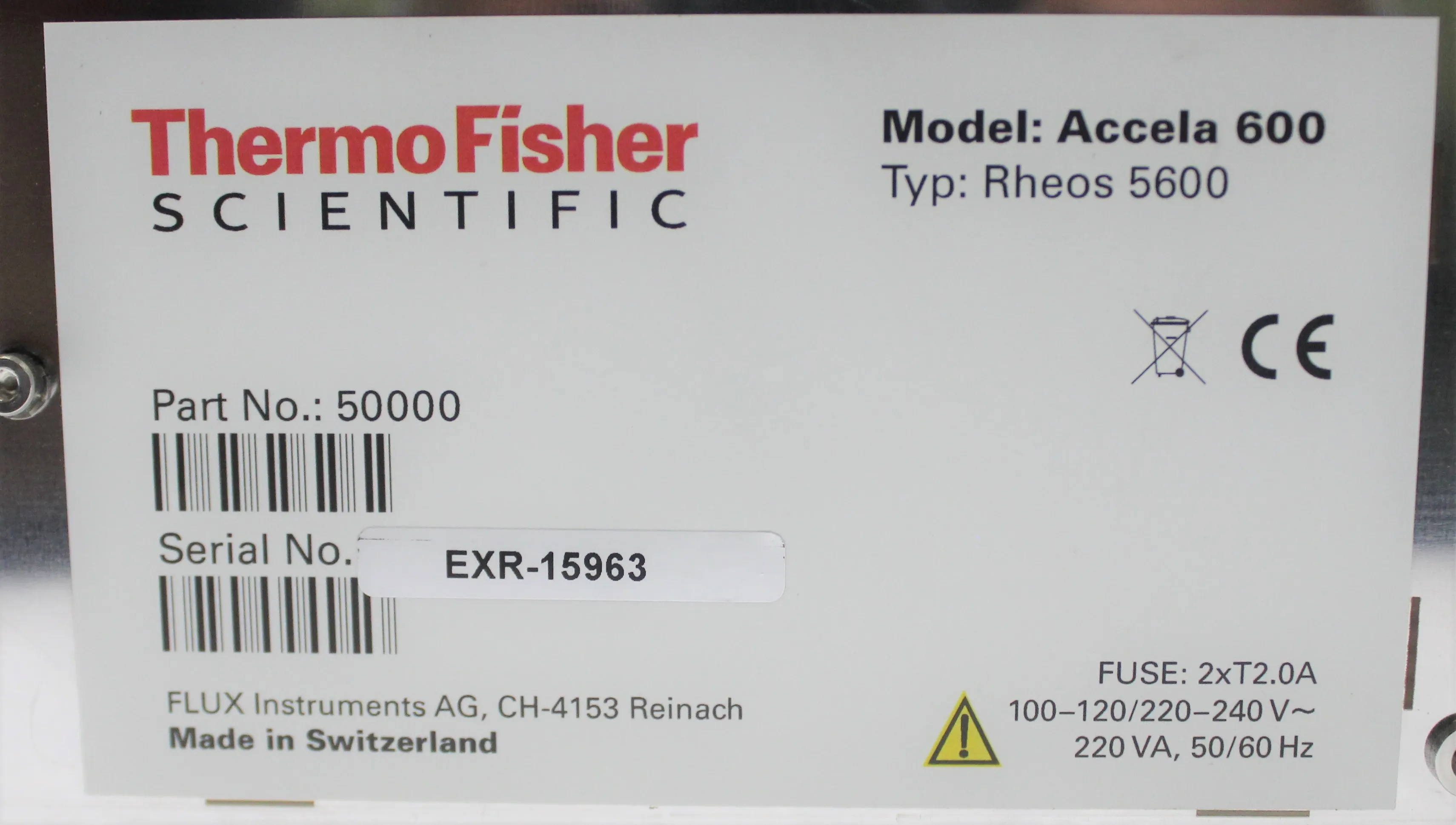 Thermo Fisher Accela 600 Pump - HPLC / FPLC / GC / CE - Class 3