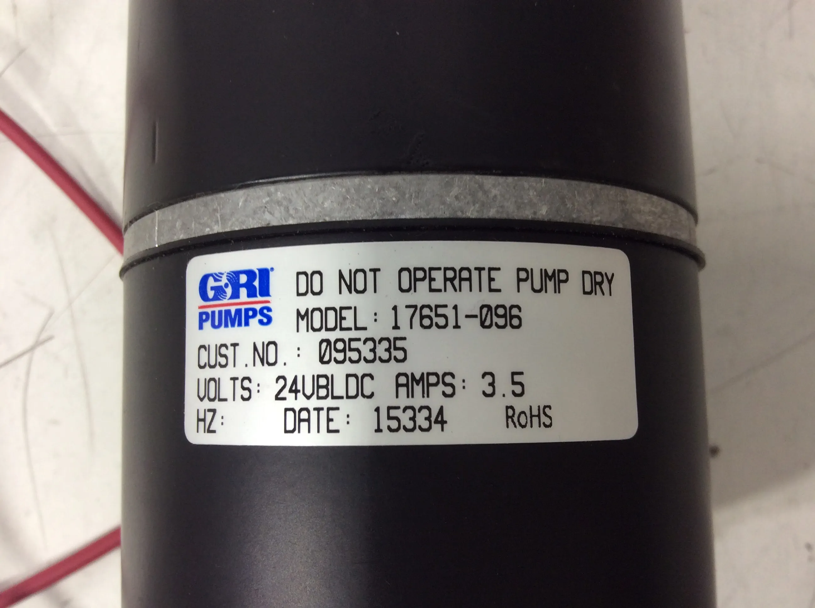 GRI Pumps 17651-096 Pump 8.68 GPM, 24 psi, 30-Day Warranty