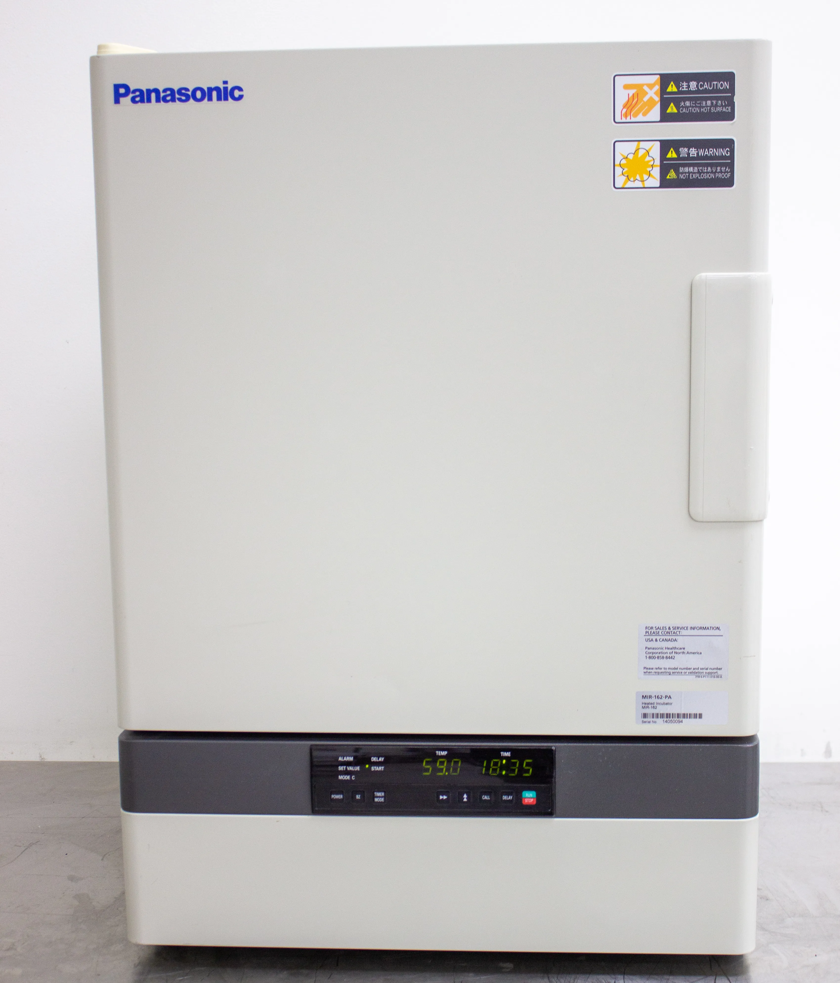 Panasonic MIR-162-PA Heated Incubator