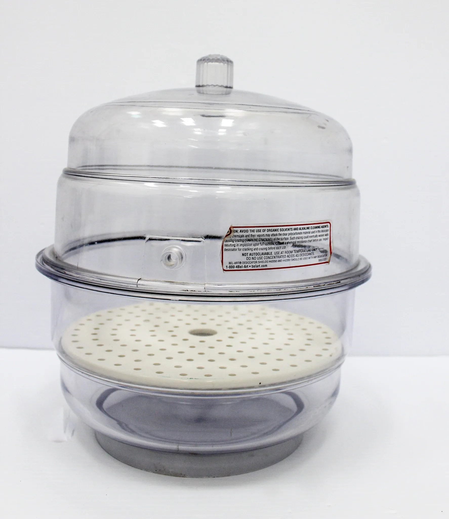 Bel-Art Desiccator Shields H42050/42051 Vacuum Desiccator