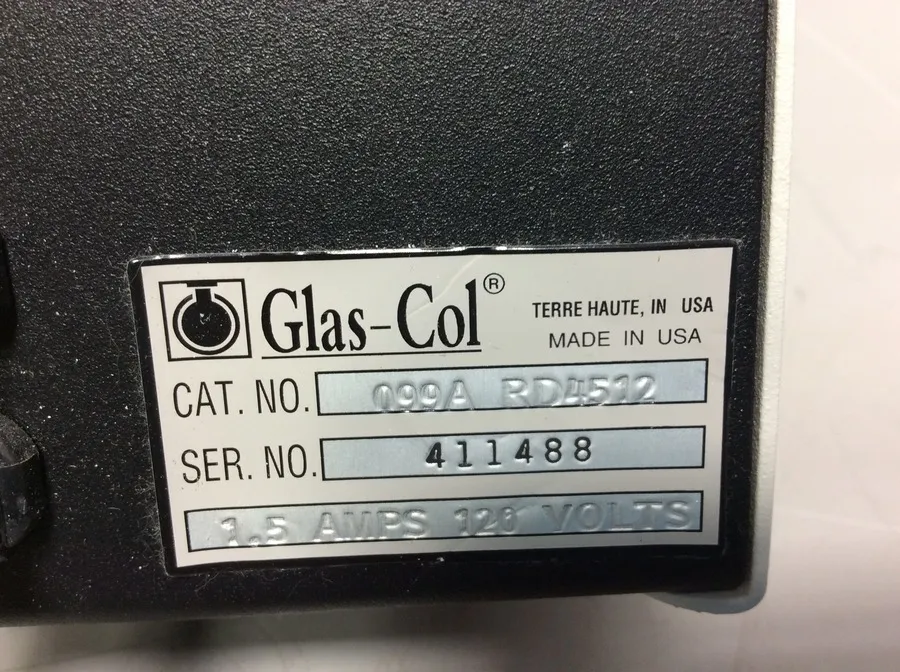 Glas-Col Cat. 099A RD4512 Variable Speed Laboratory Test Tube Rugged Rotator