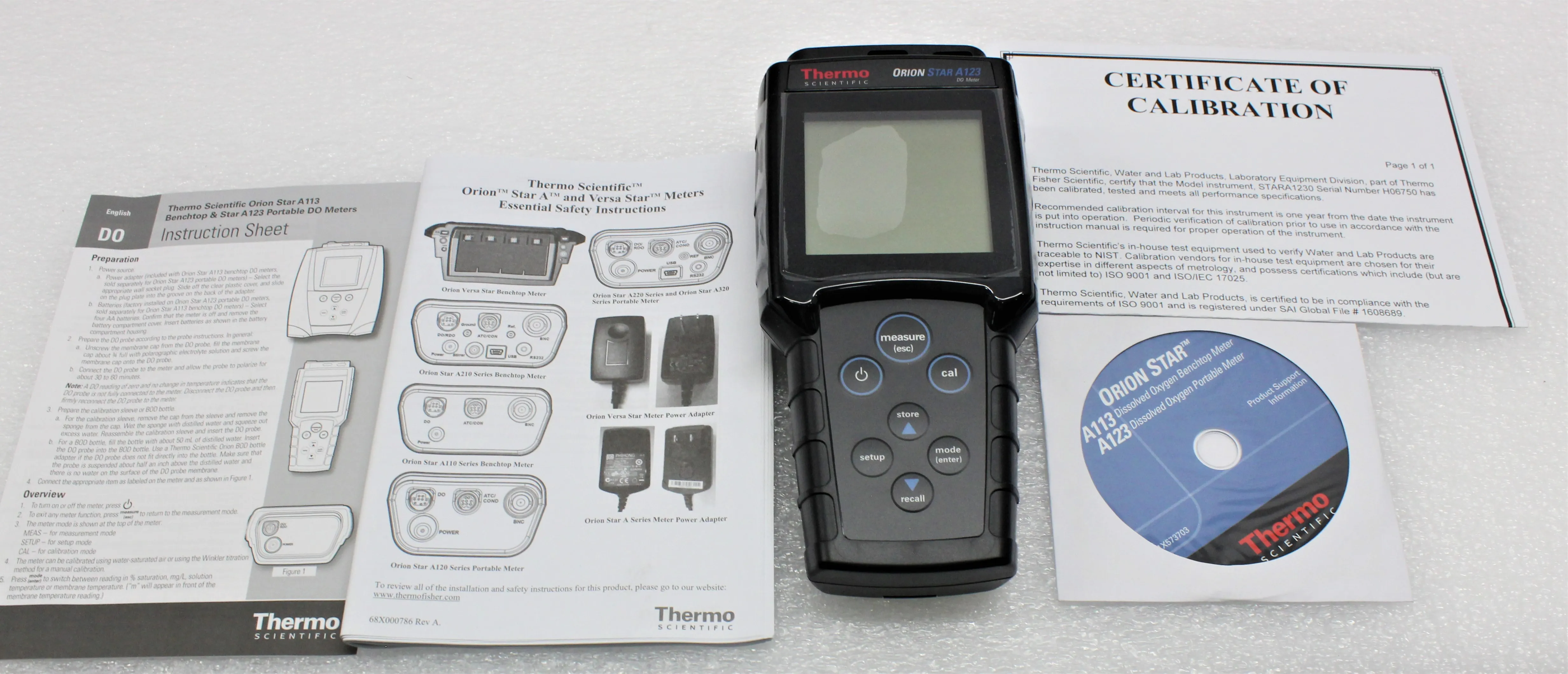 Thermo Scientific Orion Star A123 Dissolved Oxygen Portable Meter