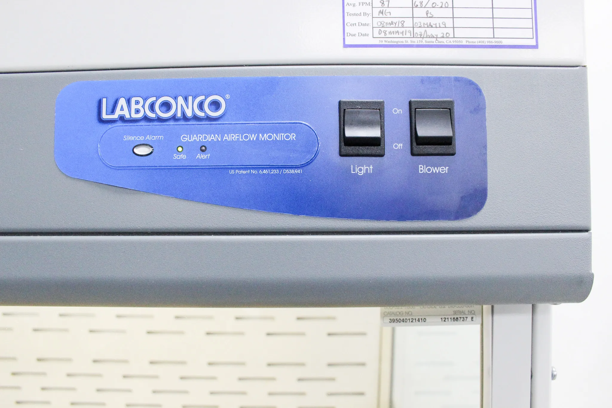 Labconco 4' XPert Filtered Balance System with Guardian Airflow Monitor3950401