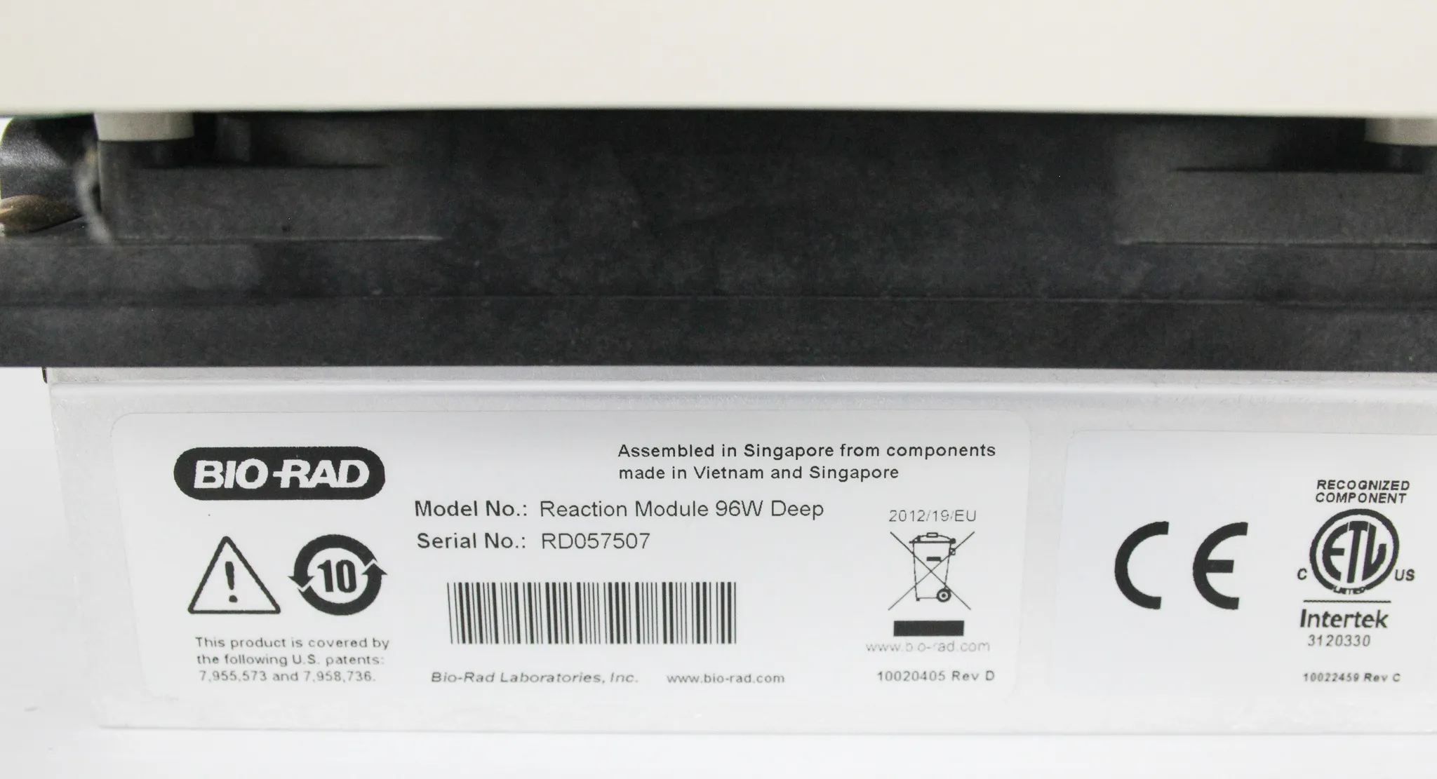 Bio-Rad 96 Deep Well Reaction Module for C1000 Touch and S1000 Thermal Cyclers