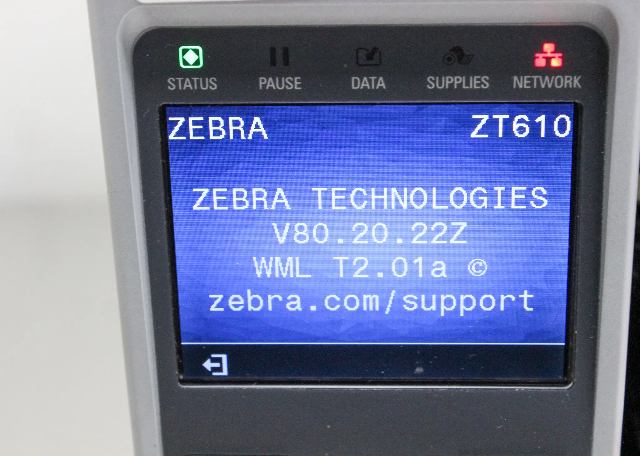 Zebra ZT610 Industrial Label Printer