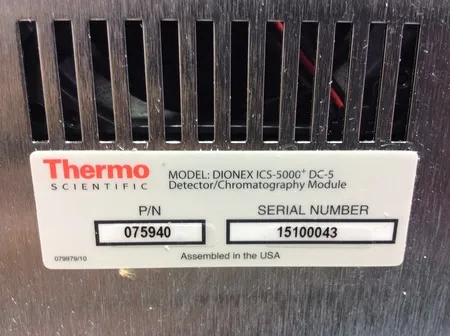 Thermo Fisher Dionex ICS-5000+ DC-5 Detector/Chromatography Module