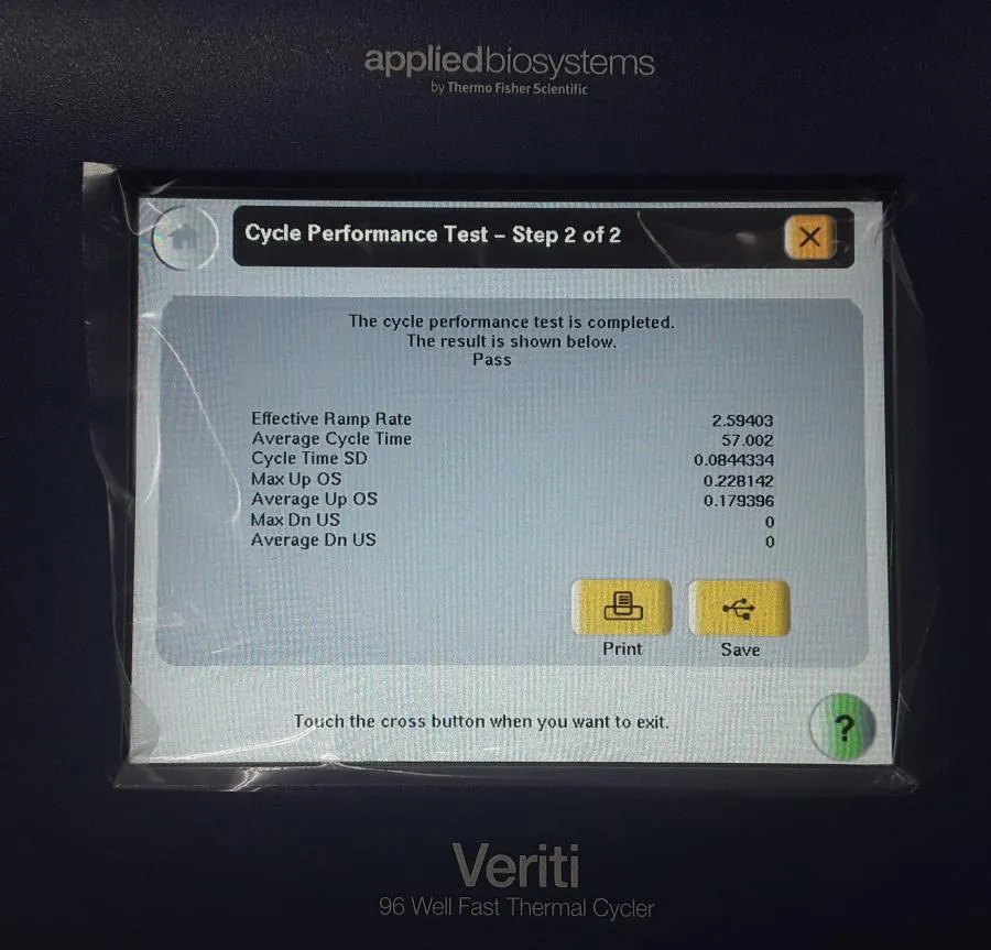 Applied Biosystems Veriti 96-Well Fast Thermal Cycler ref # 4375305