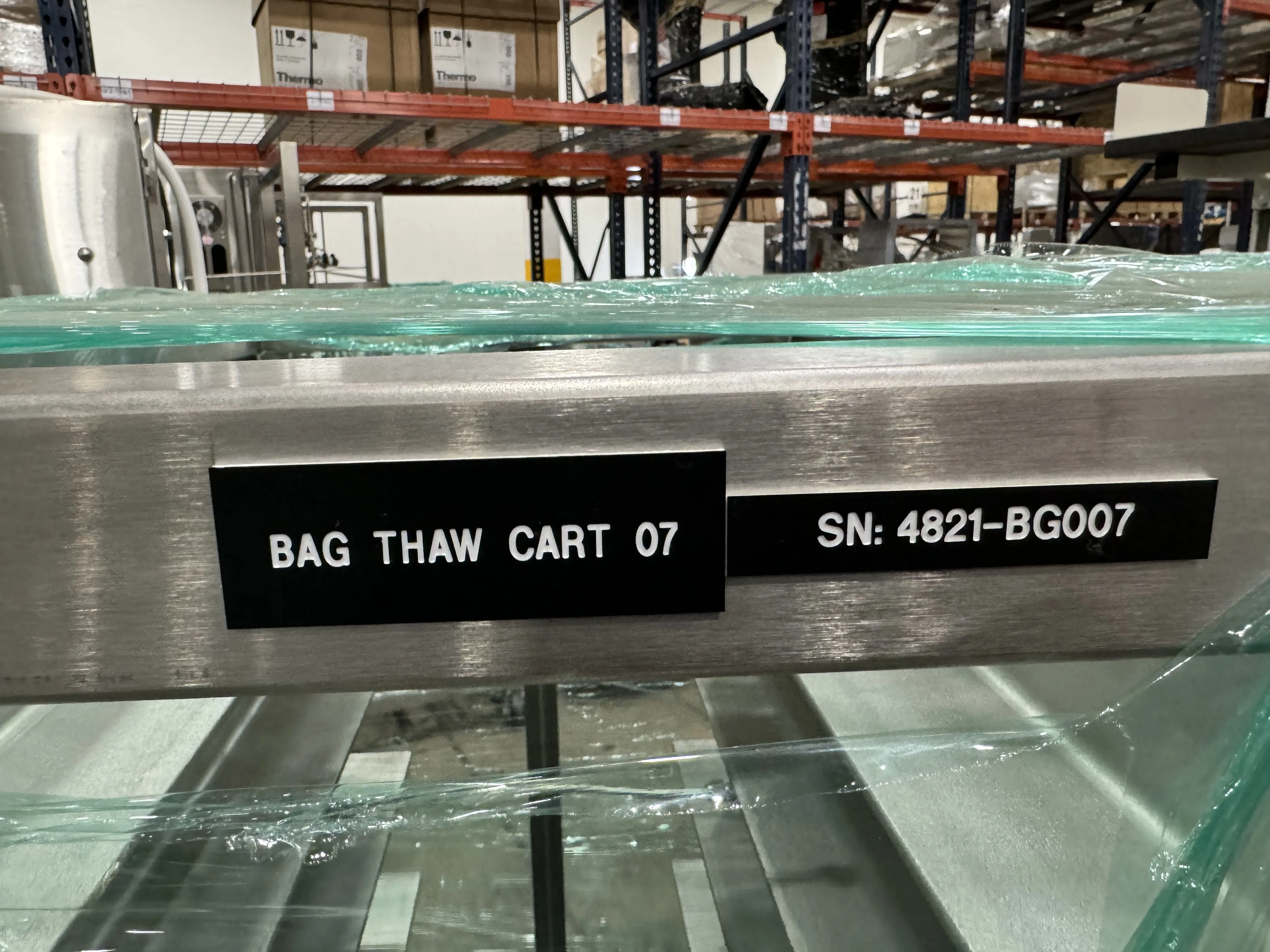 Used Bag Thaw Cart 07 - Custom Cart | REUZEit Lab Equipment