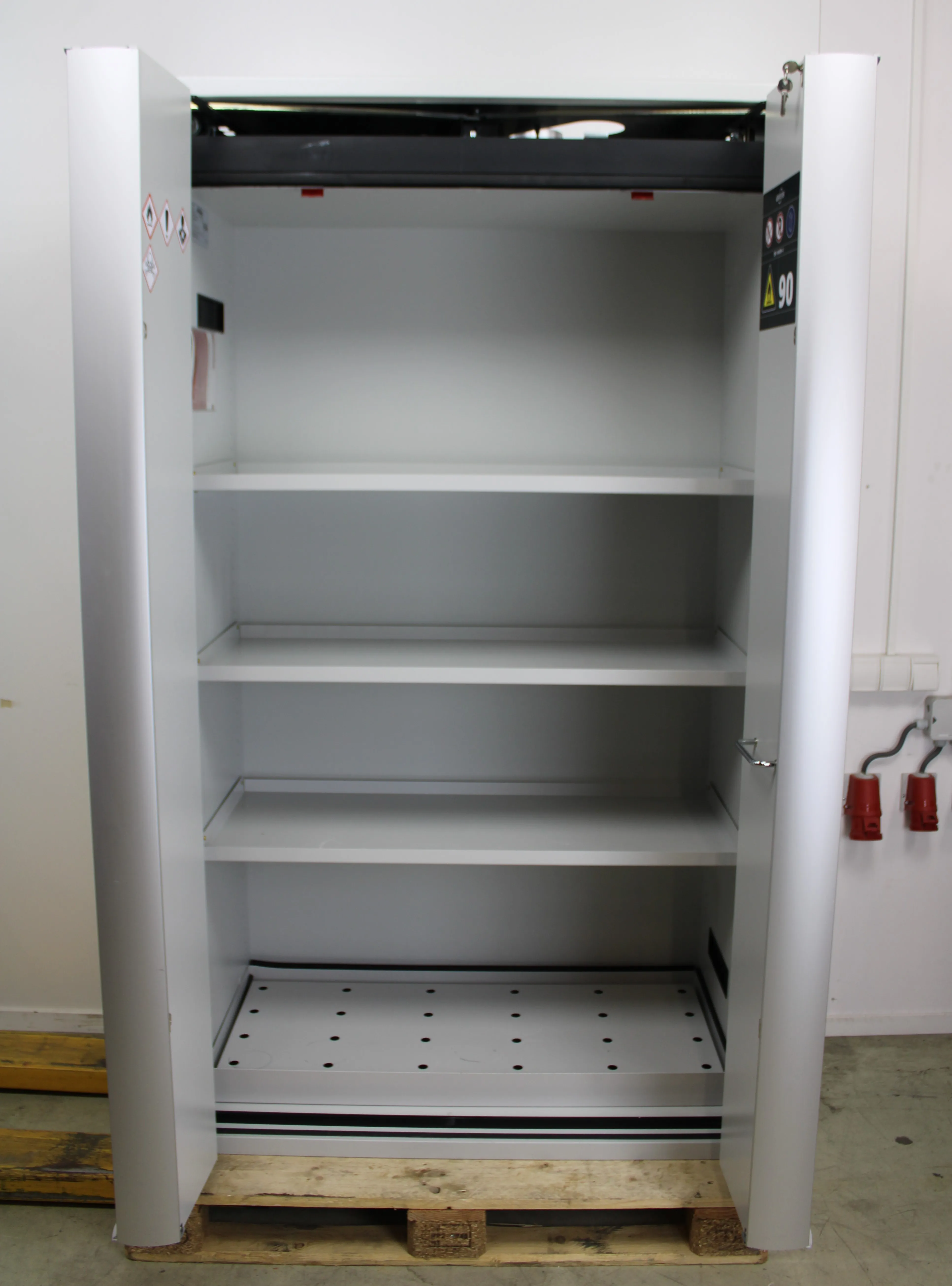 Asecos Denios Fire Resistant Safety Cabinet S90.196.120.FDAC 4 Drawers